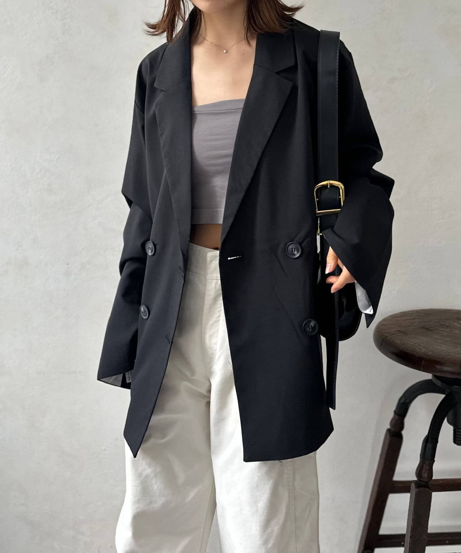 LOCUST(ローカスト) 【軽量/着回し力◎】TRツイル折り返しWジャケット