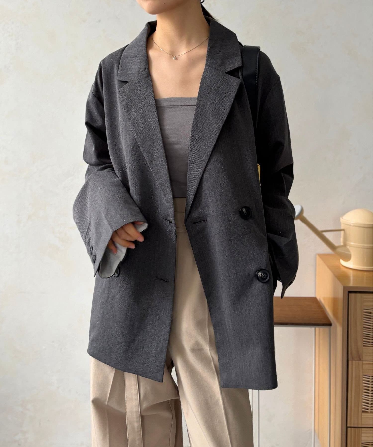 LOCUST(ローカスト) 【軽量/着回し力◎】TRツイル折り返しWジャケット