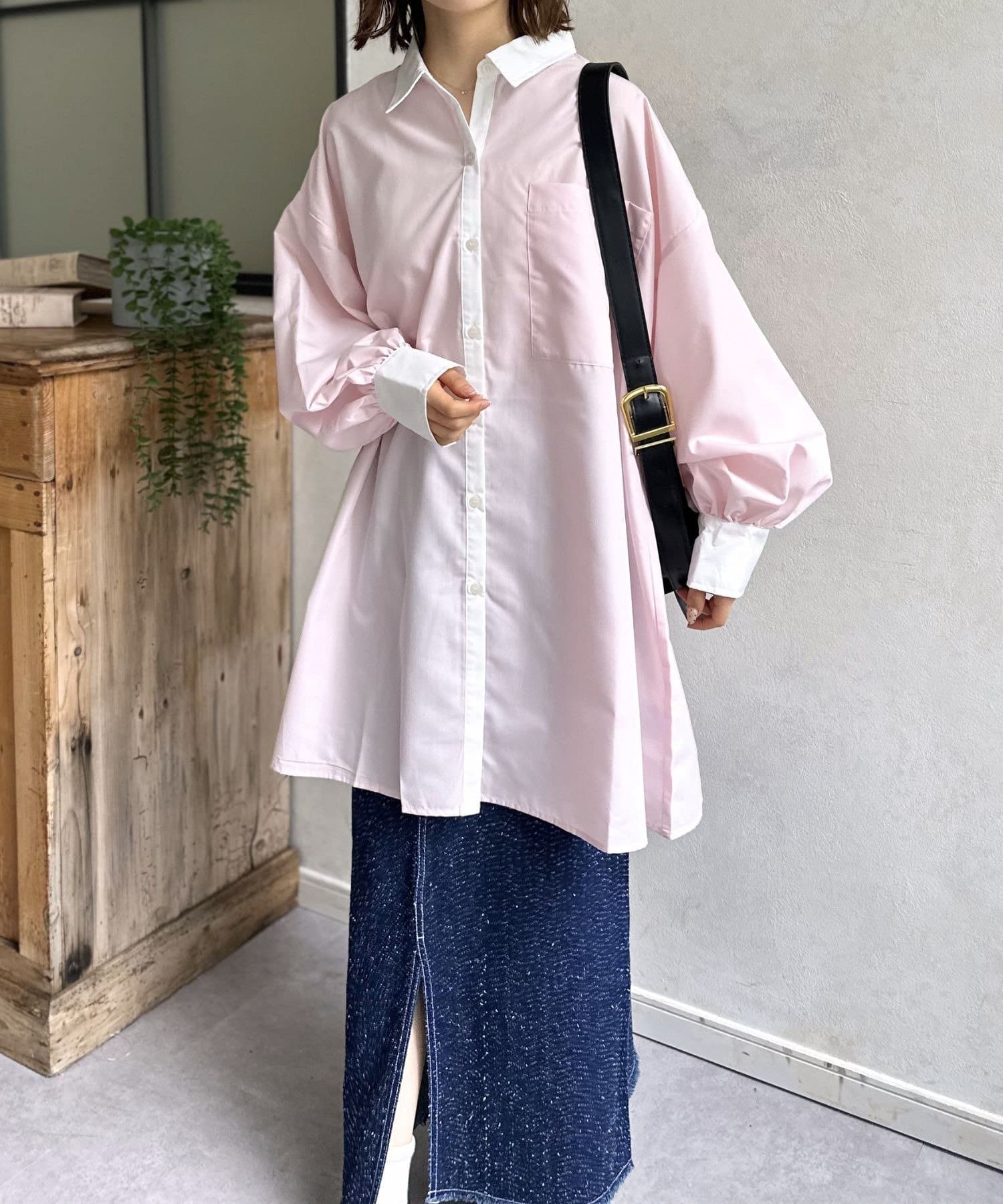 LOCUST(ローカスト) 【WEB限定】シャツワンピース