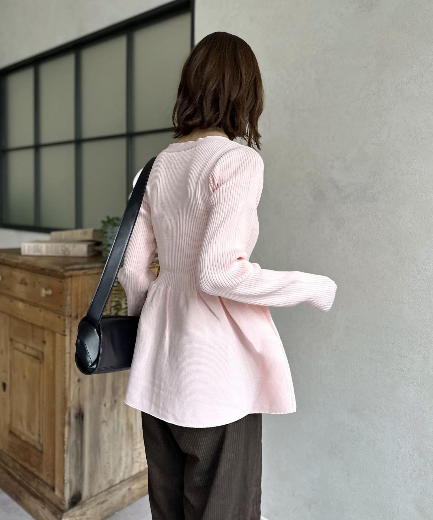 LOCUST(ローカスト) 【WEB限定】ペプラムカーディガン