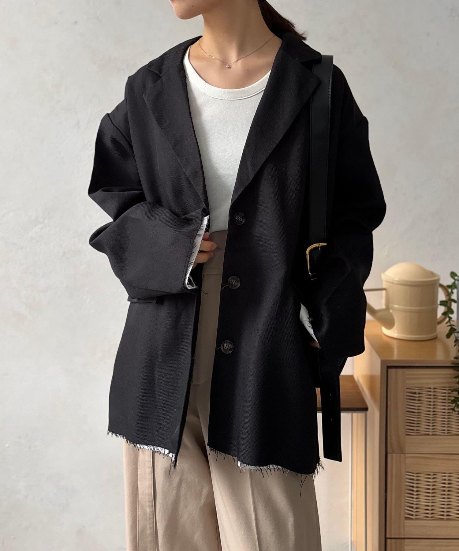 LOCUST(ローカスト) 【無限の着こなし】天竺タンク×UネックPO