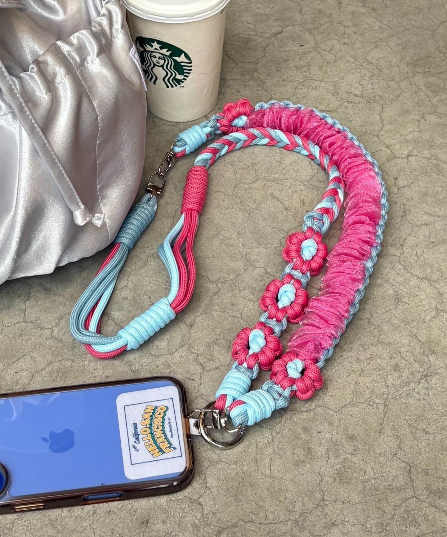 CIAOPANIC TYPY(チャオパニックティピー) ★【HELLO.SANFRANCISCO/ハローサンフランシスコ】2wayカラフルコードスマホショルダー