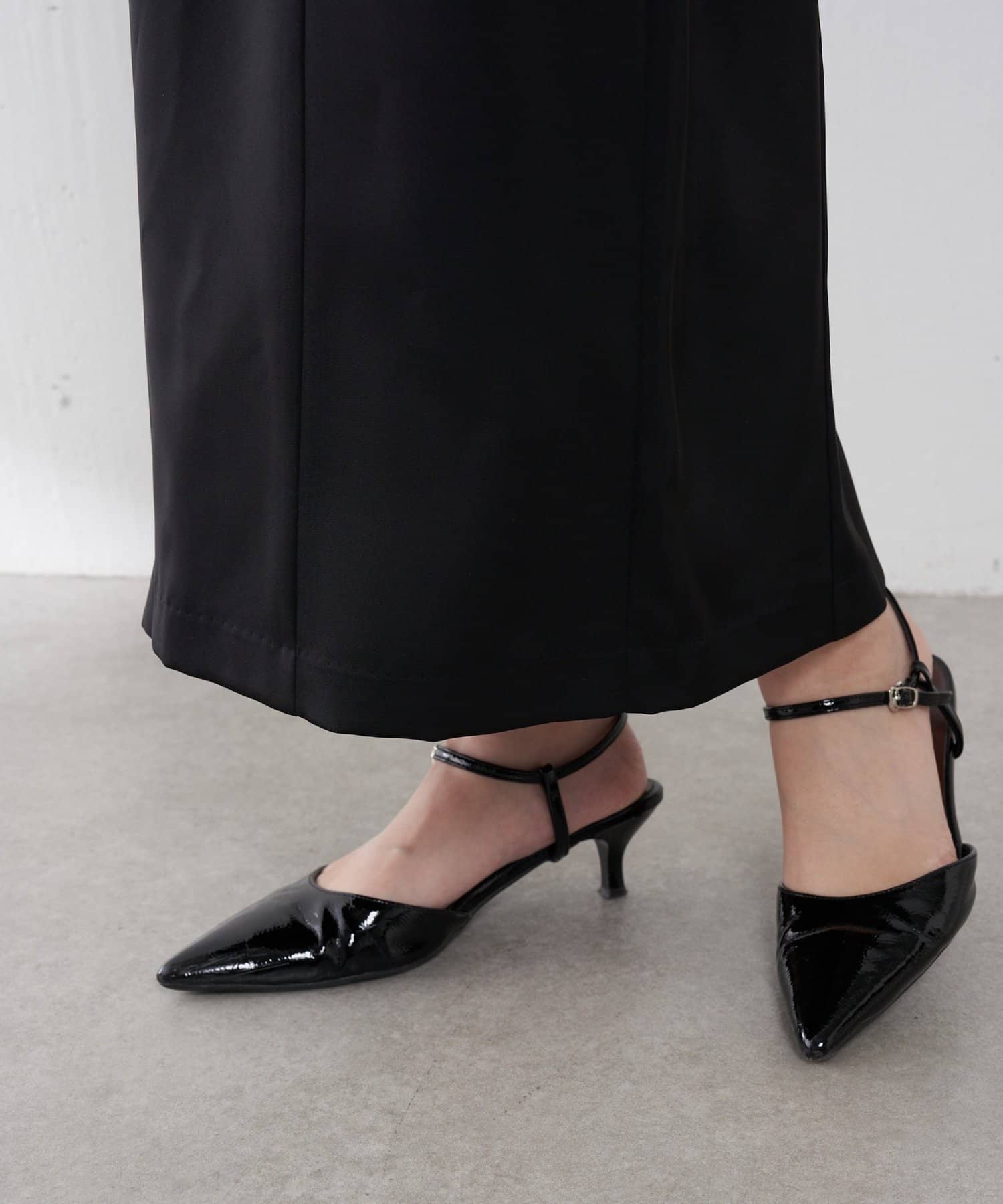 COLLAGE GALLARDAGALANTE(コラージュ ガリャルダガランテ) 【オケージョン】刺繍レースマットサテンワンピース