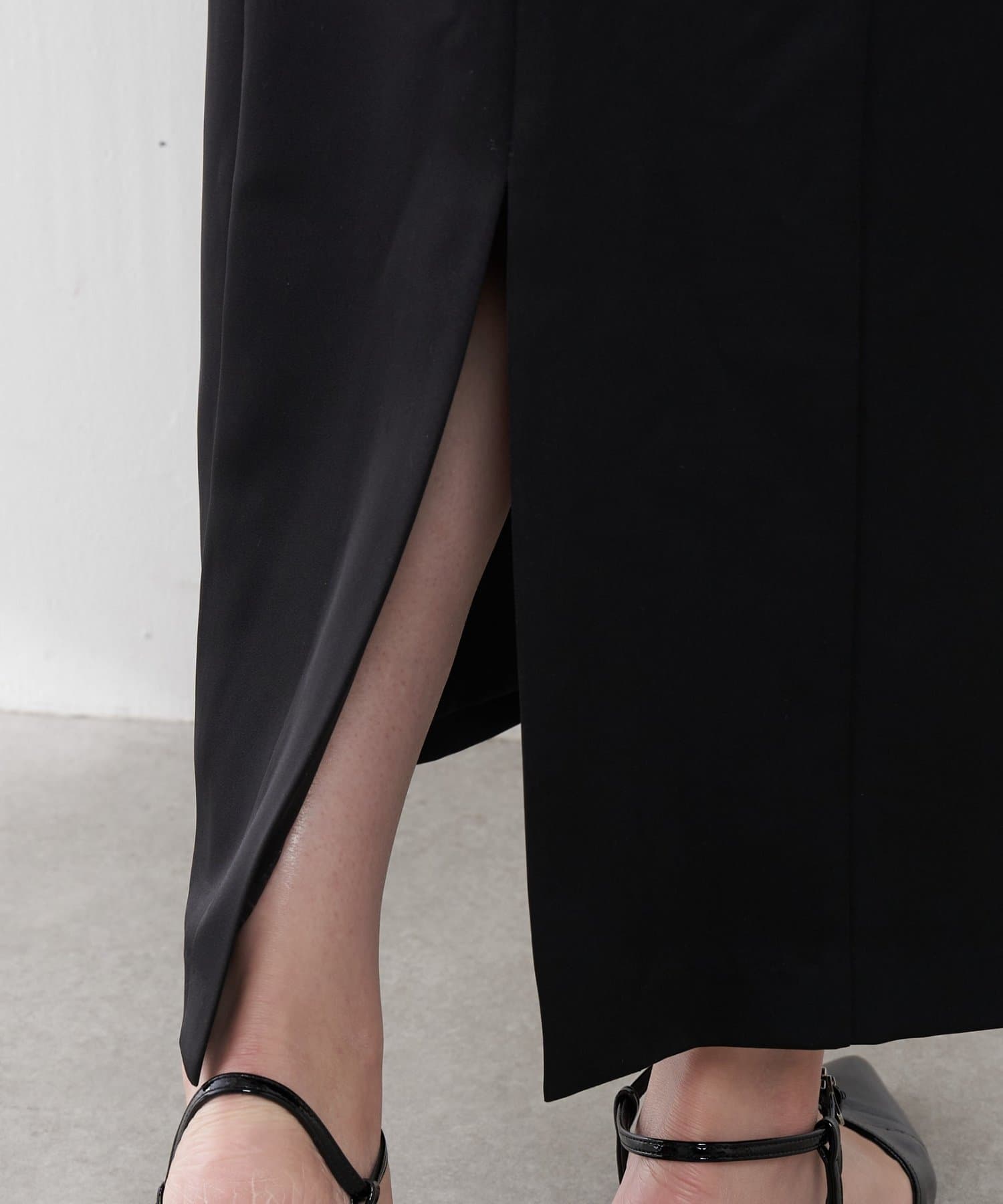 COLLAGE GALLARDAGALANTE(コラージュ ガリャルダガランテ) 【オケージョン】刺繍レースマットサテンワンピース