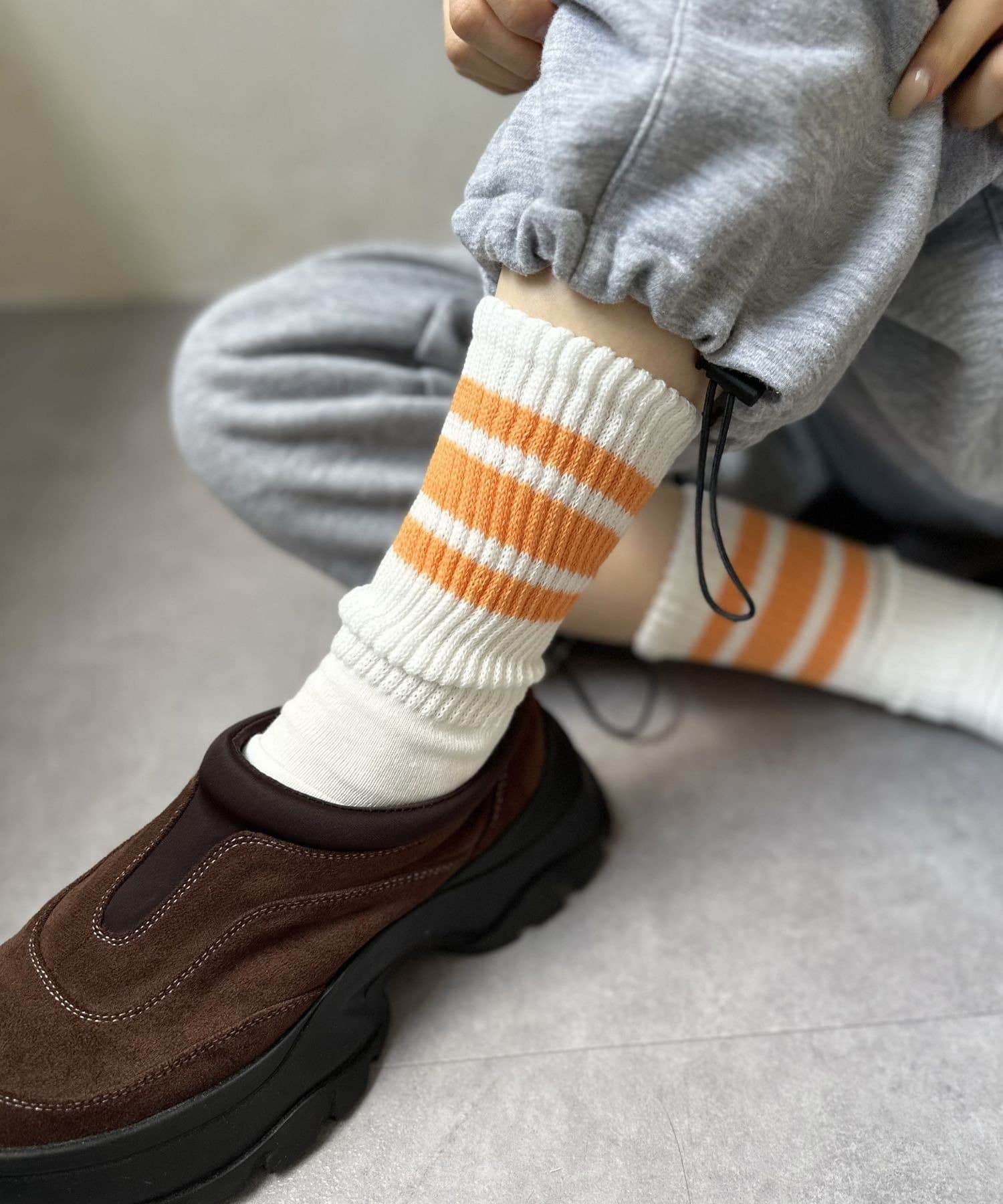 LOCUST(ローカスト) 【FRUIT OF THE LOOM】ラインソックス3P