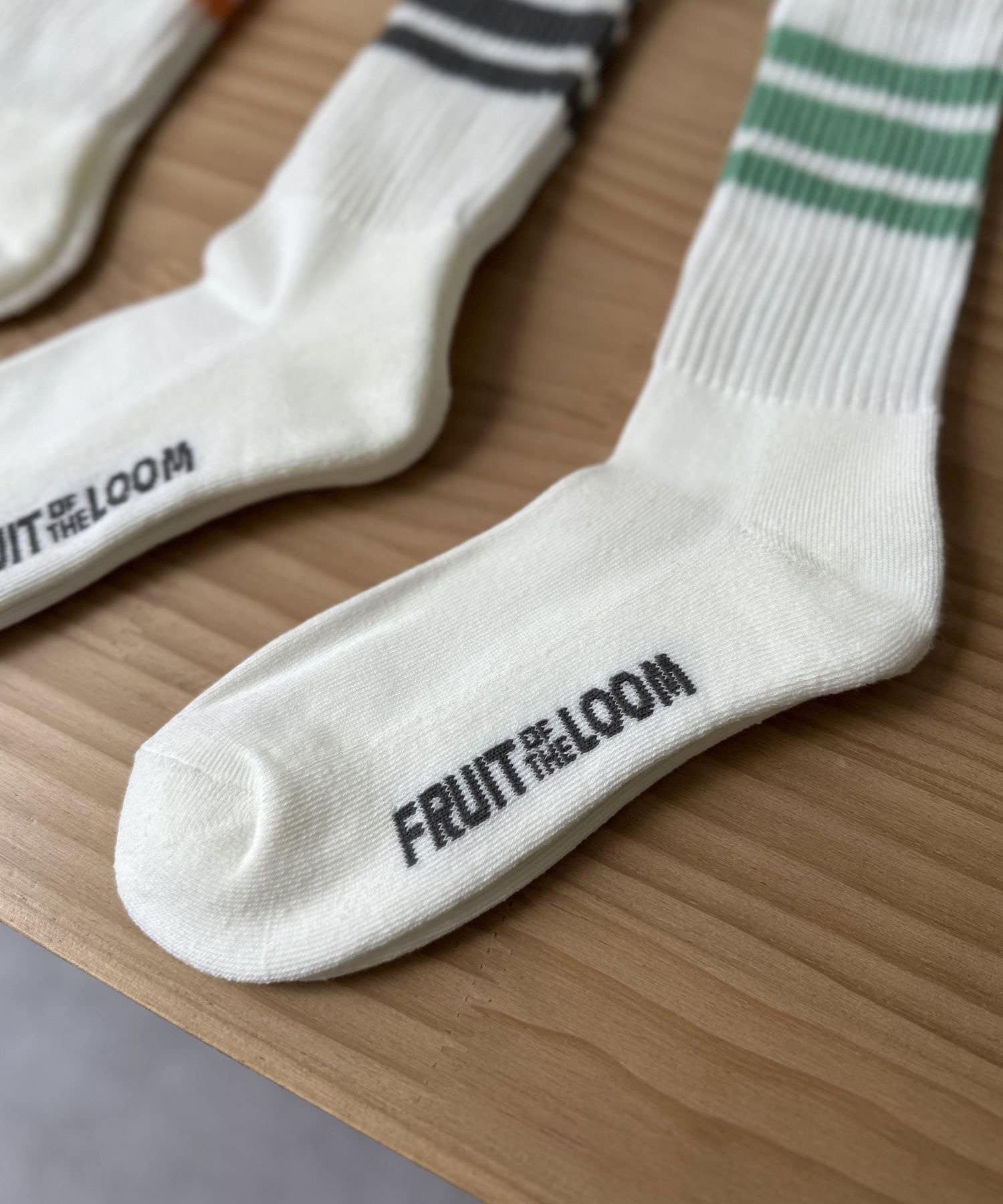 LOCUST(ローカスト) 【FRUIT OF THE LOOM】ラインソックス3P