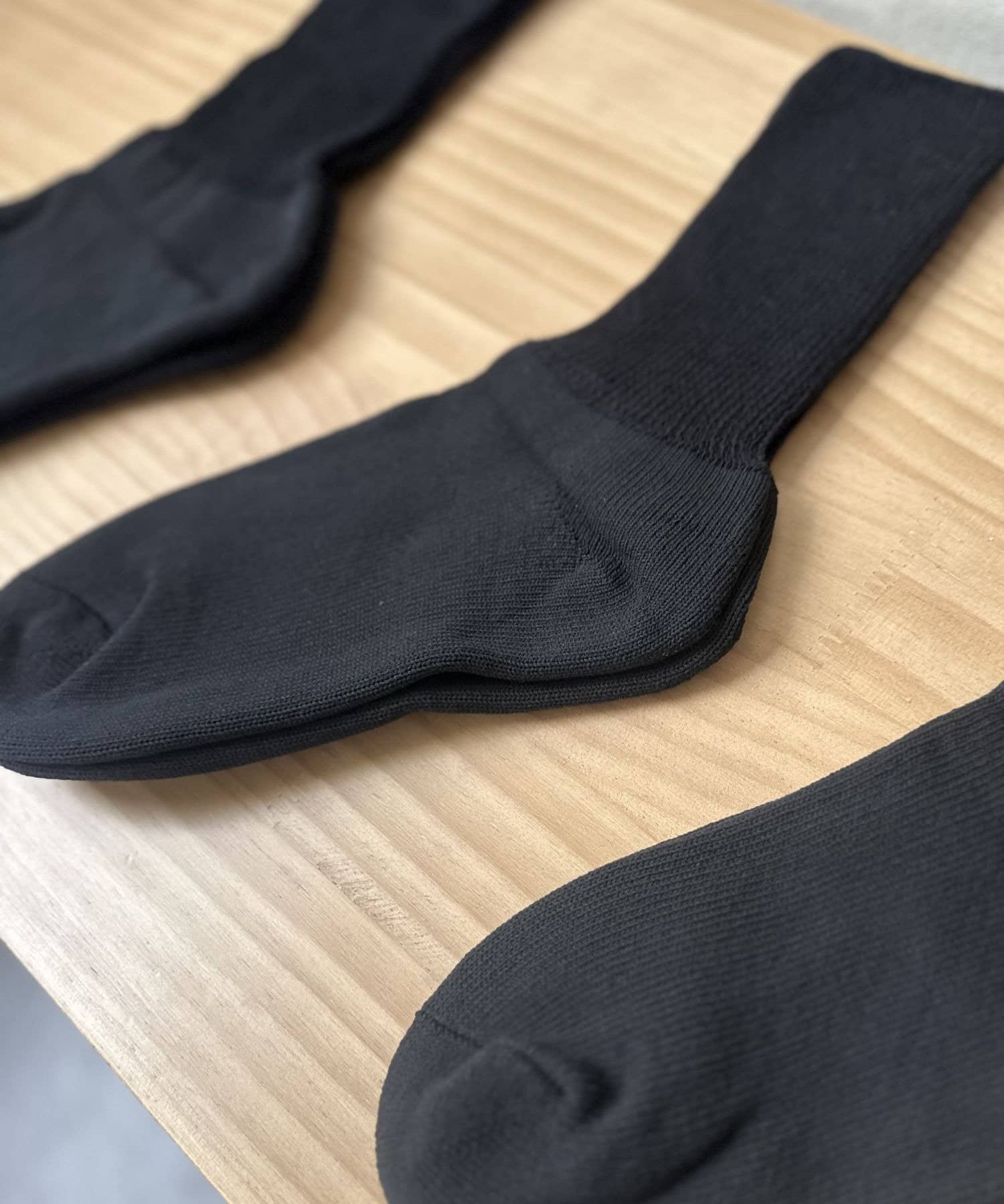 LOCUST(ローカスト) 【FRUIT OF THE LOOM】ゆるソックス3Pブラック