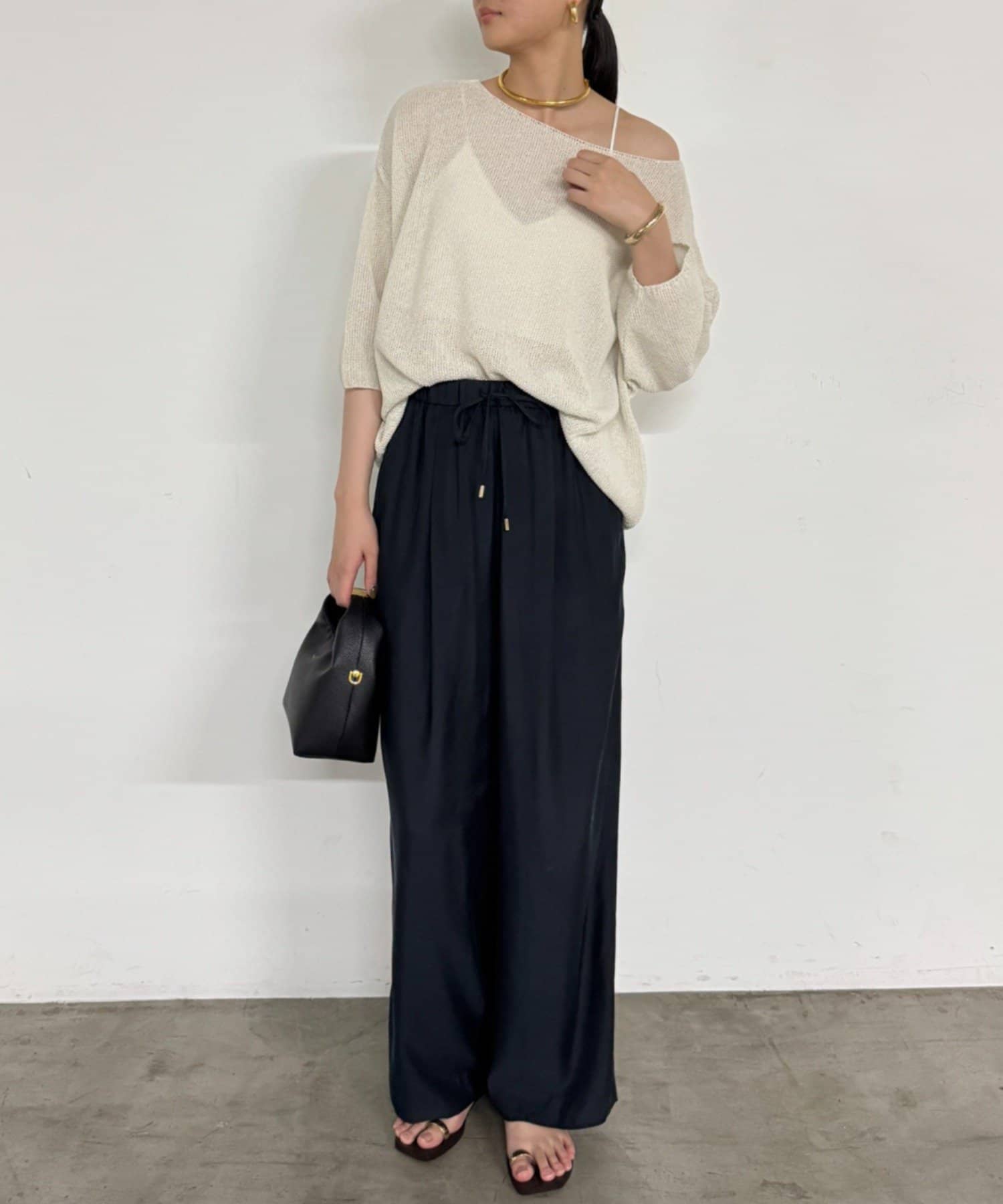 ラウンジドレス　Loungedress　パンツ　フィブリル　リラックスパンツ Loungedress】フィブリルリラックスパンツ | OUTLET