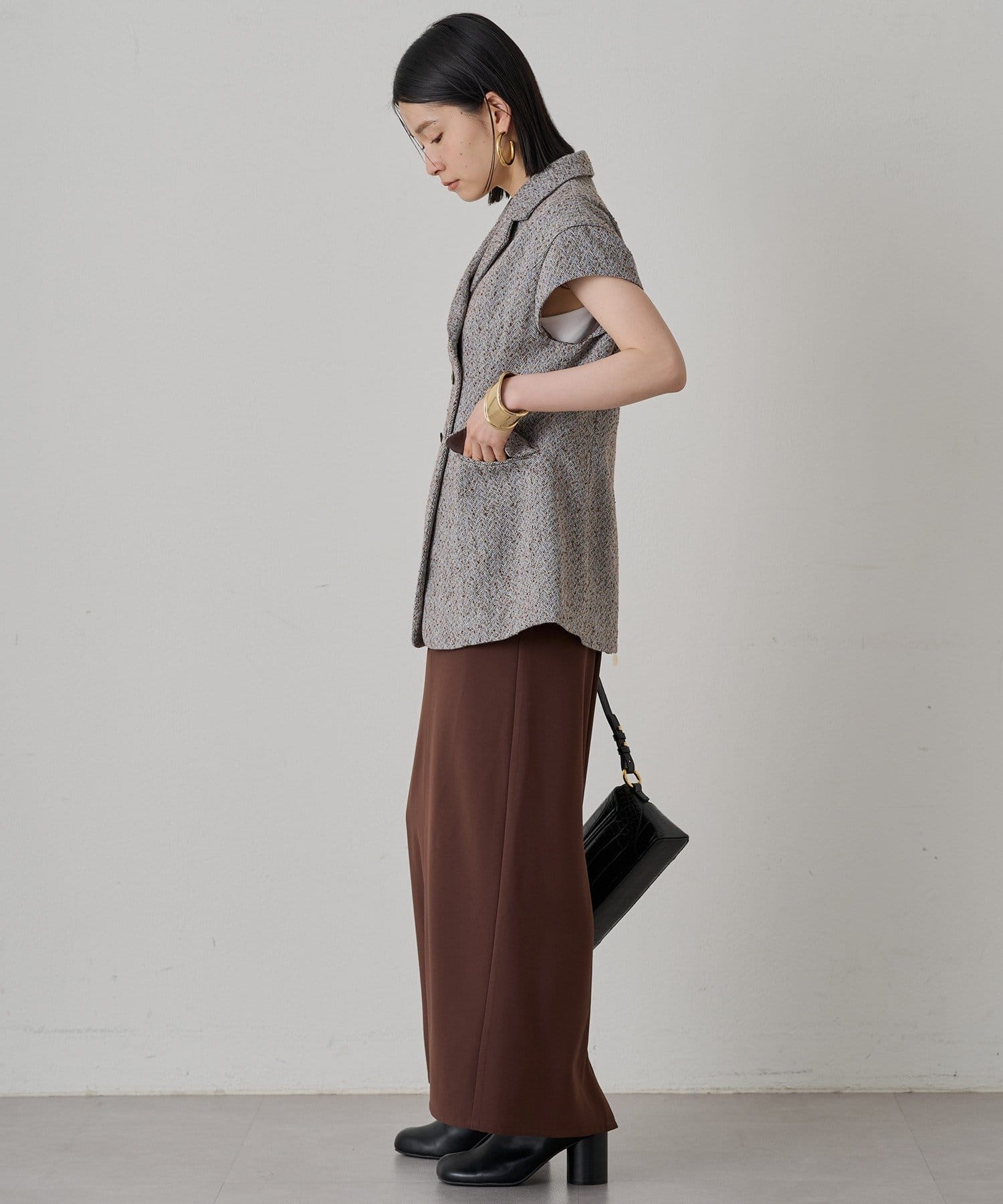 Loungedress キャップスリーブWジレ Loungedress】キャップスリーブWジレ | OUTLET(アウトレット