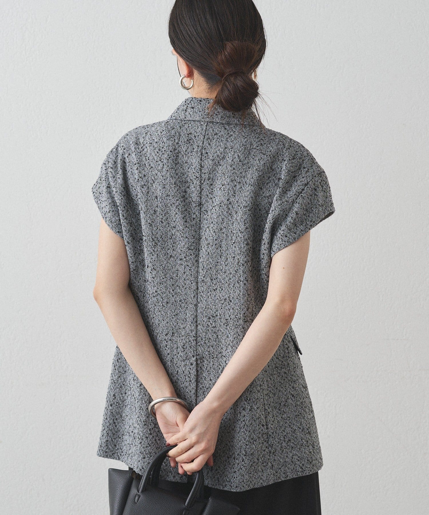OUTLET(アウトレット) 【Loungedress】キャップスリーブWジレ