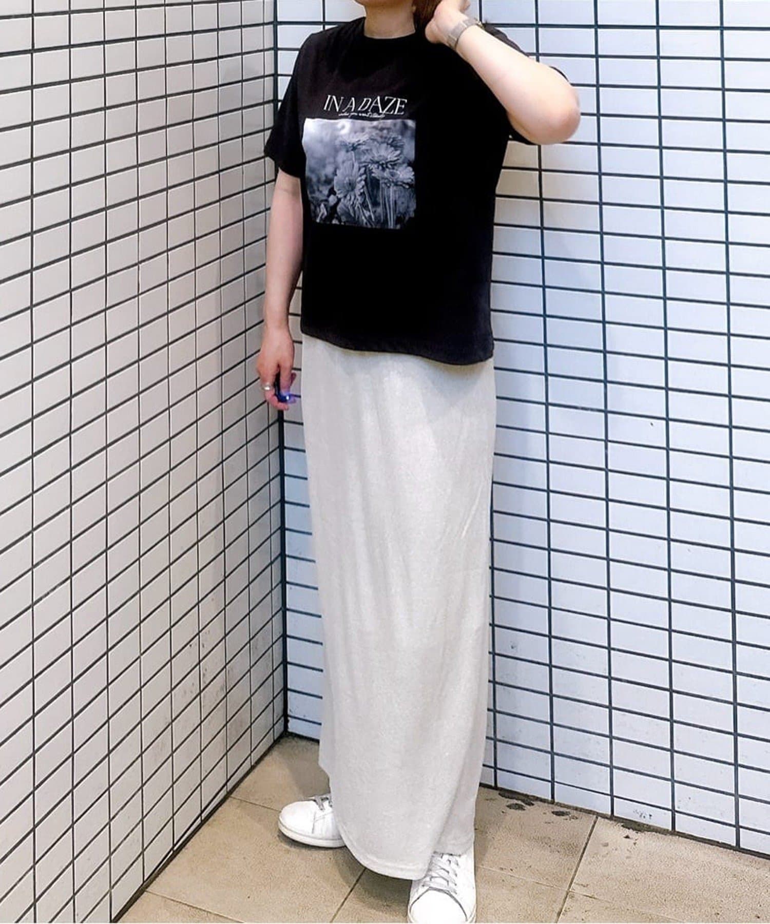 NICE CLAUP / OLIVE des OLIVE OUTLET(ナイスクラップ  / オリーブ デ オリーブ アウトレット) 【natural couture】ラメリブタイトスカート