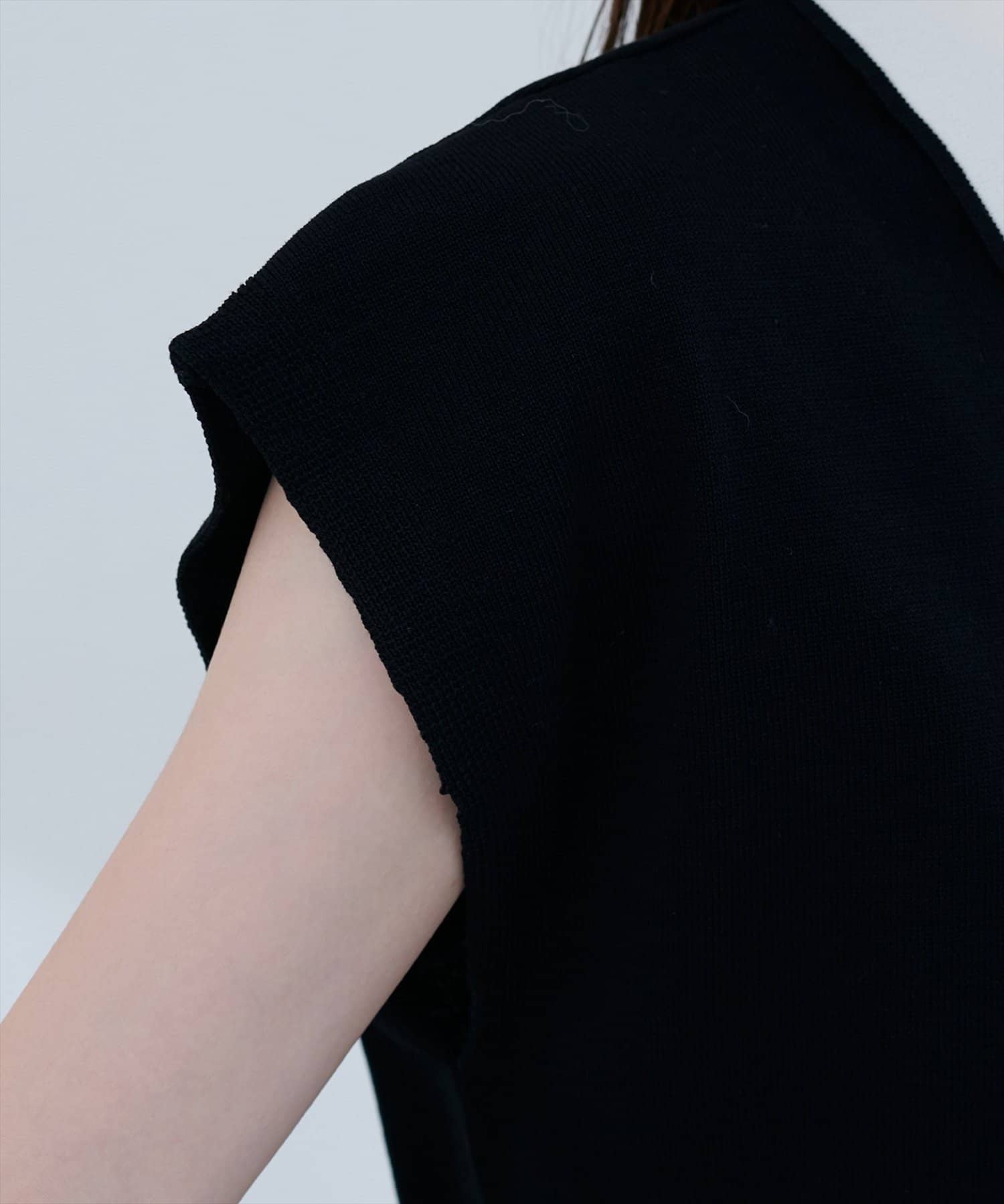 NICE CLAUP / OLIVE des OLIVE OUTLET(ナイスクラップ  / オリーブ デ オリーブ アウトレット) 【natural couture】衿付き配色ライン入りニット