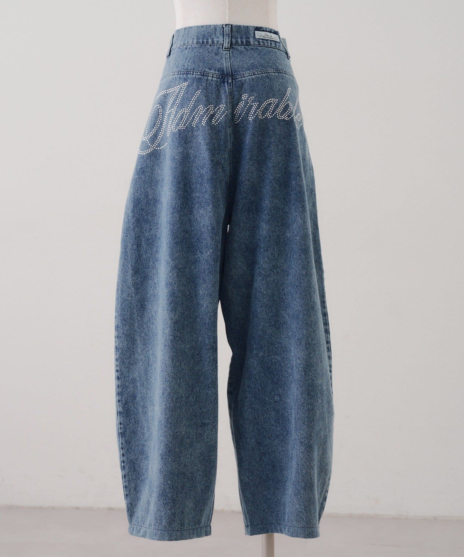 NICE CLAUP / OLIVE des OLIVE OUTLET(ナイスクラップ  / オリーブ デ オリーブ アウトレット) 夢かわいい【RMAF】ウィッシュコアカーブバギーデニム