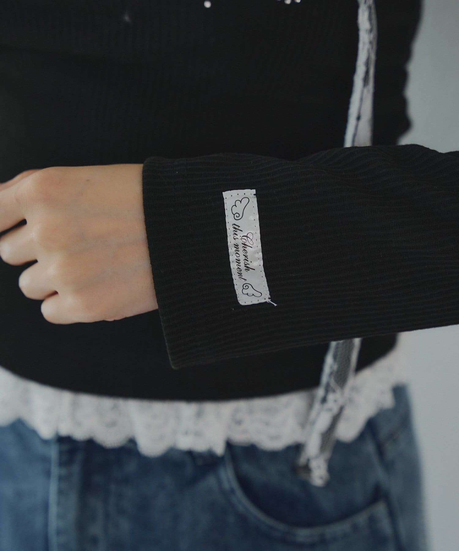 NICE CLAUP / OLIVE des OLIVE OUTLET(ナイスクラップ  / オリーブ デ オリーブ アウトレット) 夢かわいい【RMAF】ウィッシュコアテレコTOPS