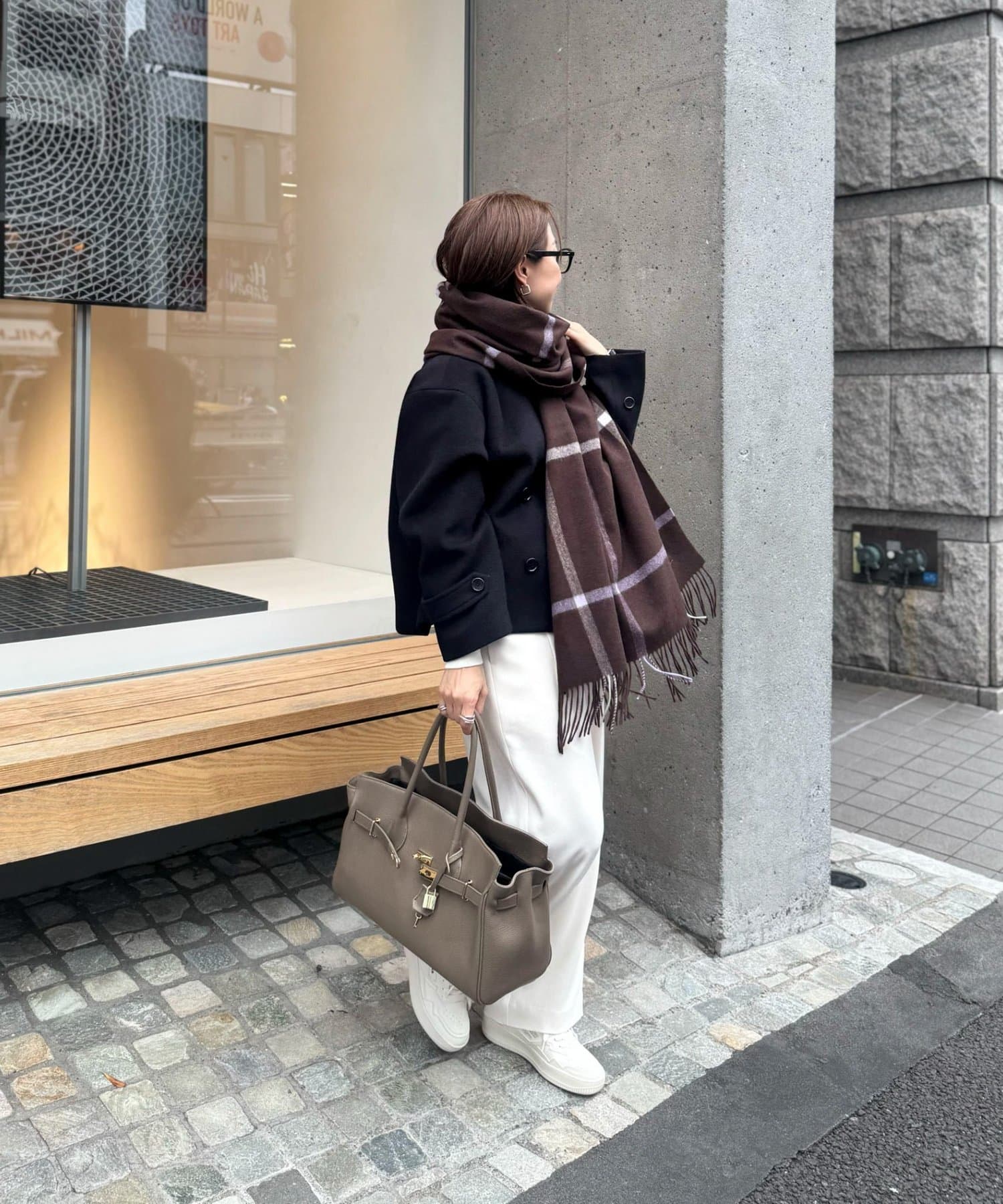 NOLLEY'S(ノーリーズ) 【TWEEDMILL/ツィードミル】ラムズウールストール