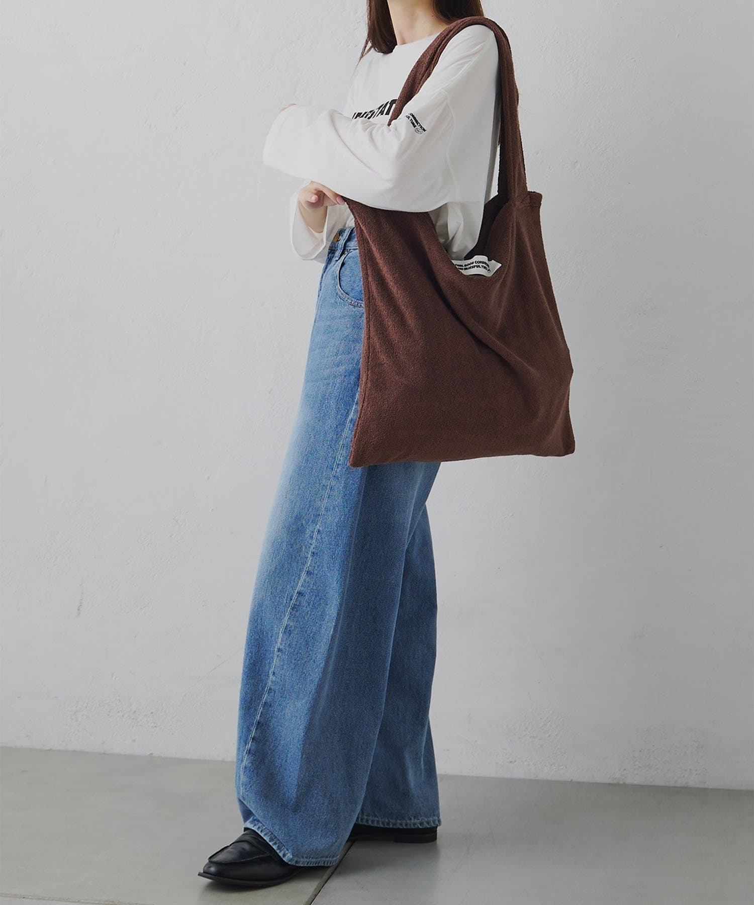 PUAL CE CIN(ピュアルセシン) 【F&B】パイルBIGトートBAG