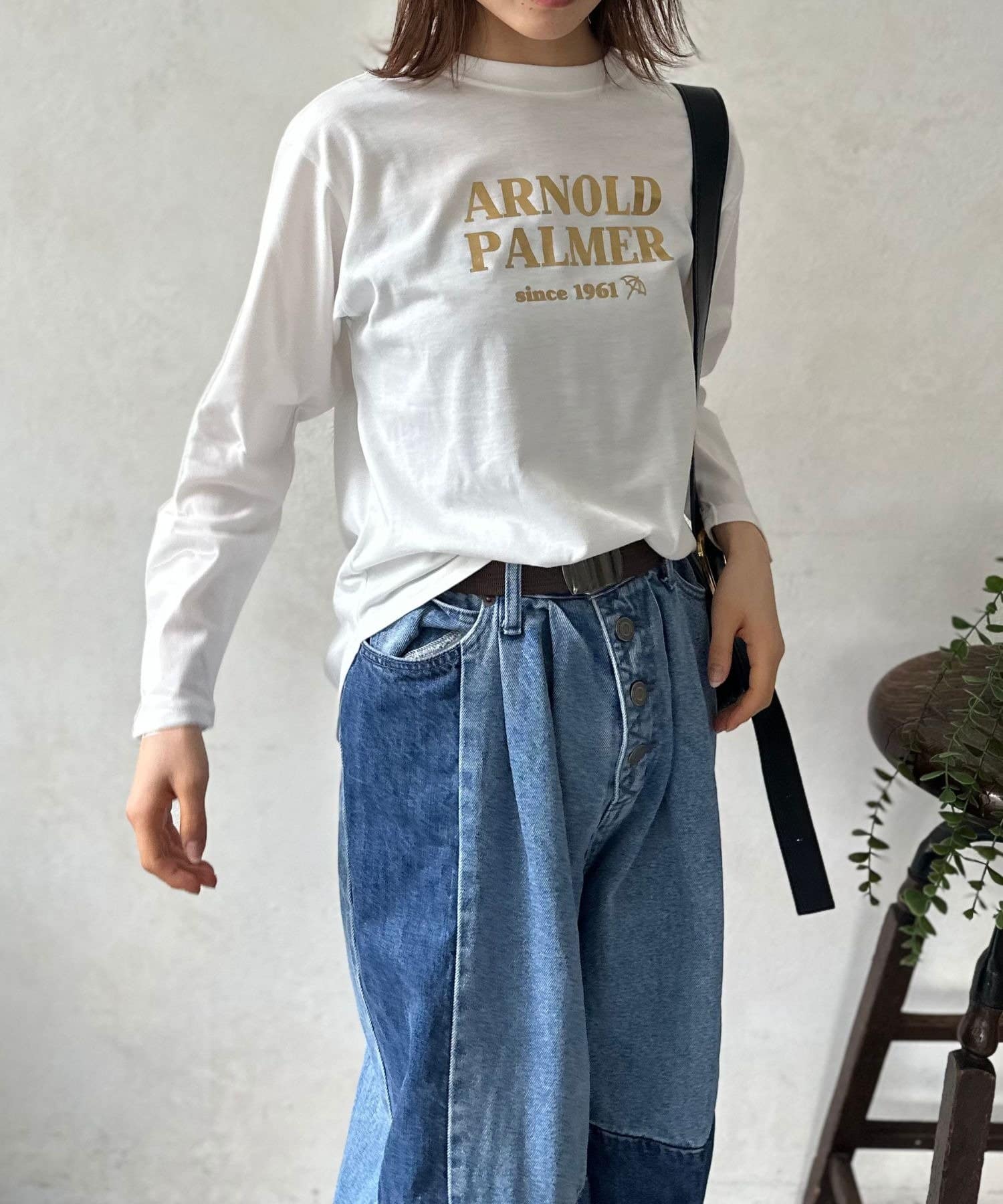 LOCUST(ローカスト) 【ARNOLD PALMER】箔プリントTシャツ