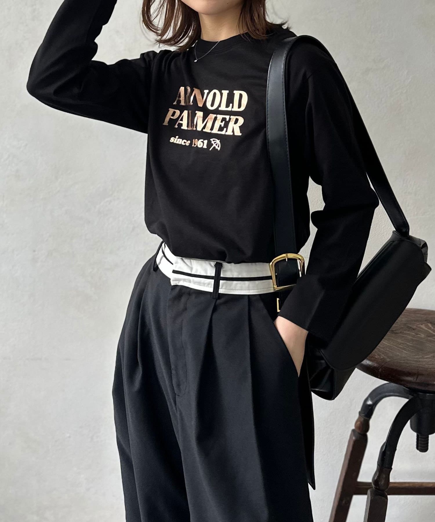 LOCUST(ローカスト) 【ARNOLD PALMER】箔プリントTシャツ