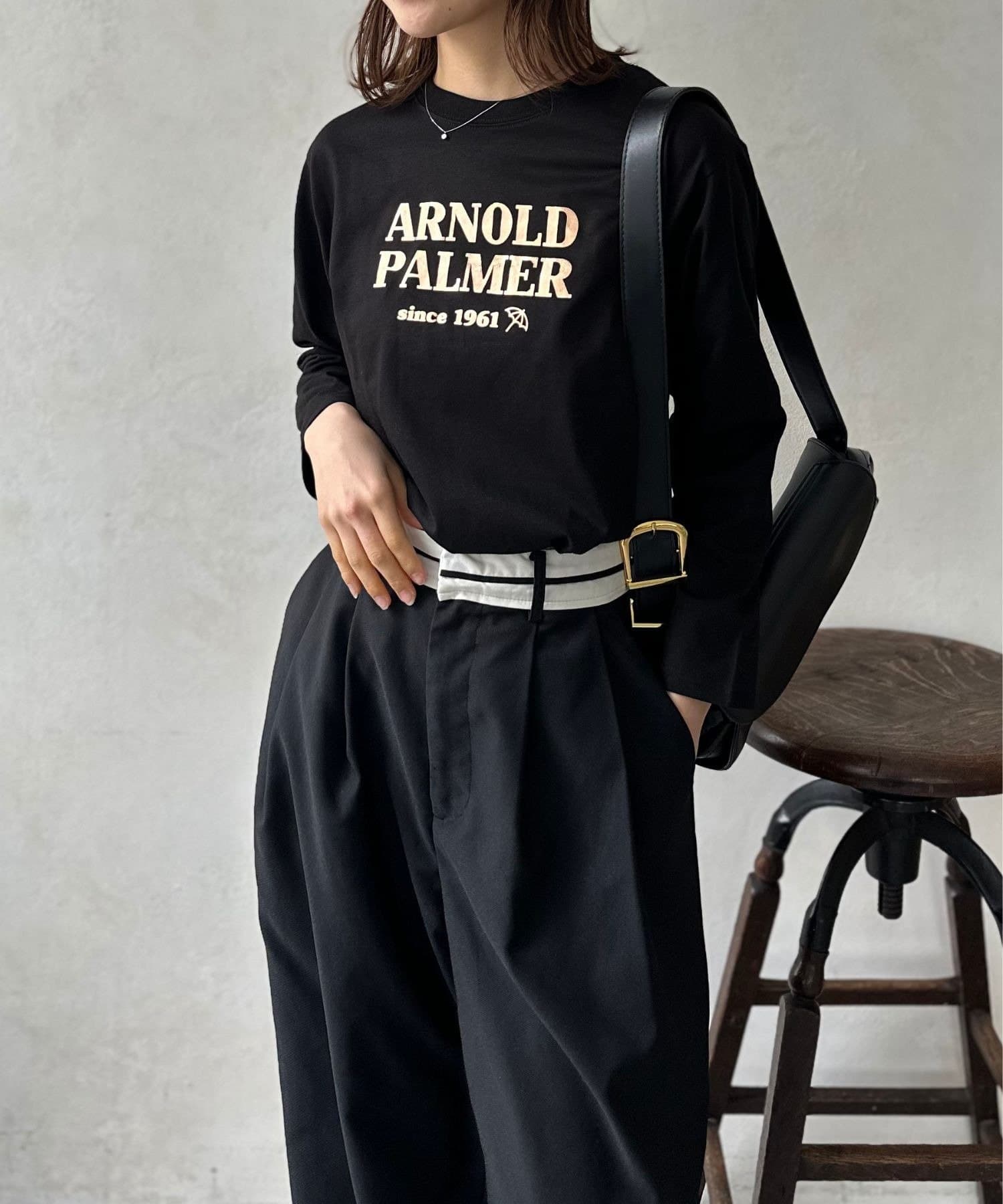 LOCUST(ローカスト) 【ARNOLD PALMER】箔プリントTシャツ