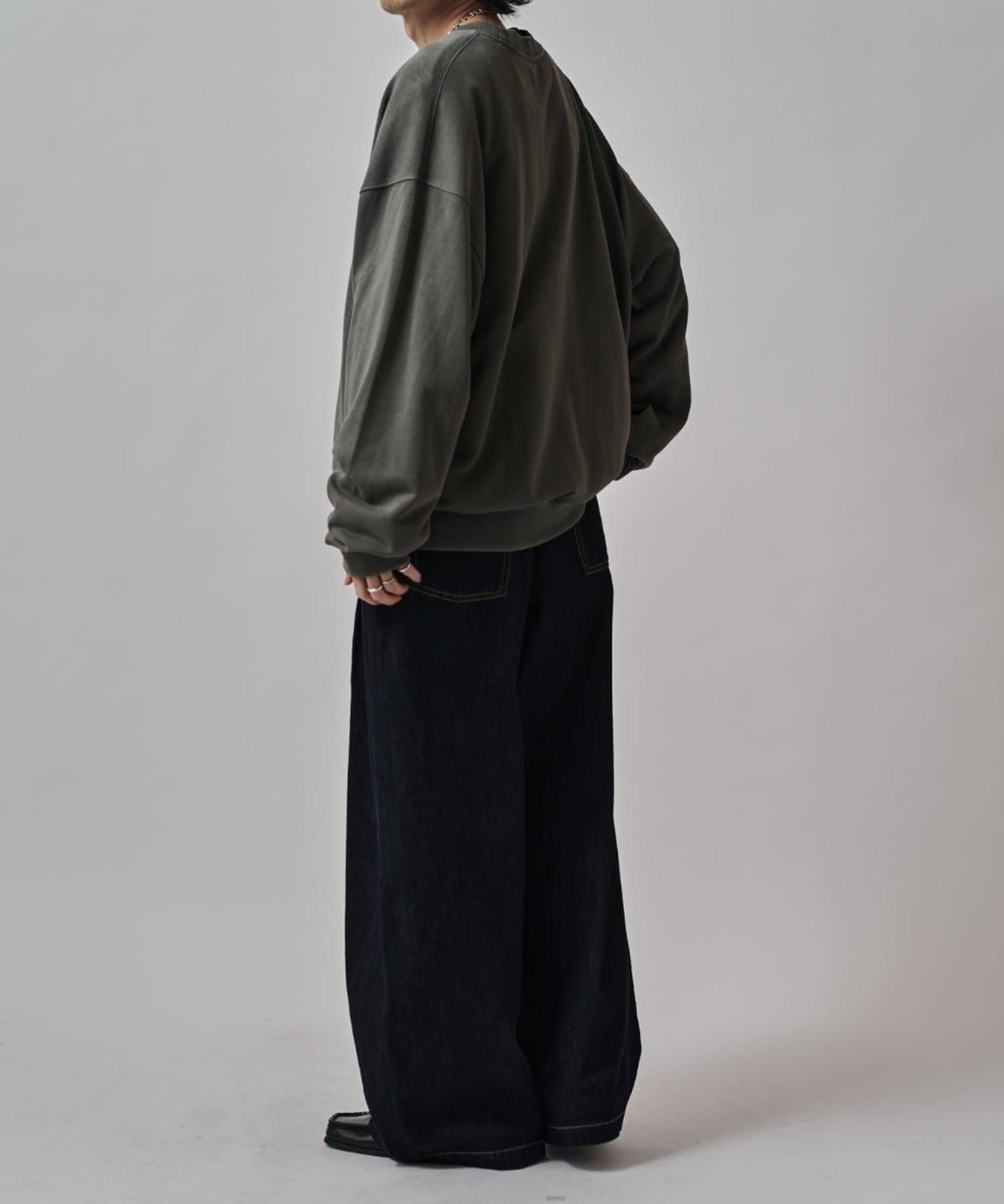 Lui's(ルイス) <Lui's ONE>スノーウォッシュクルーネックスウェットプルオーバー