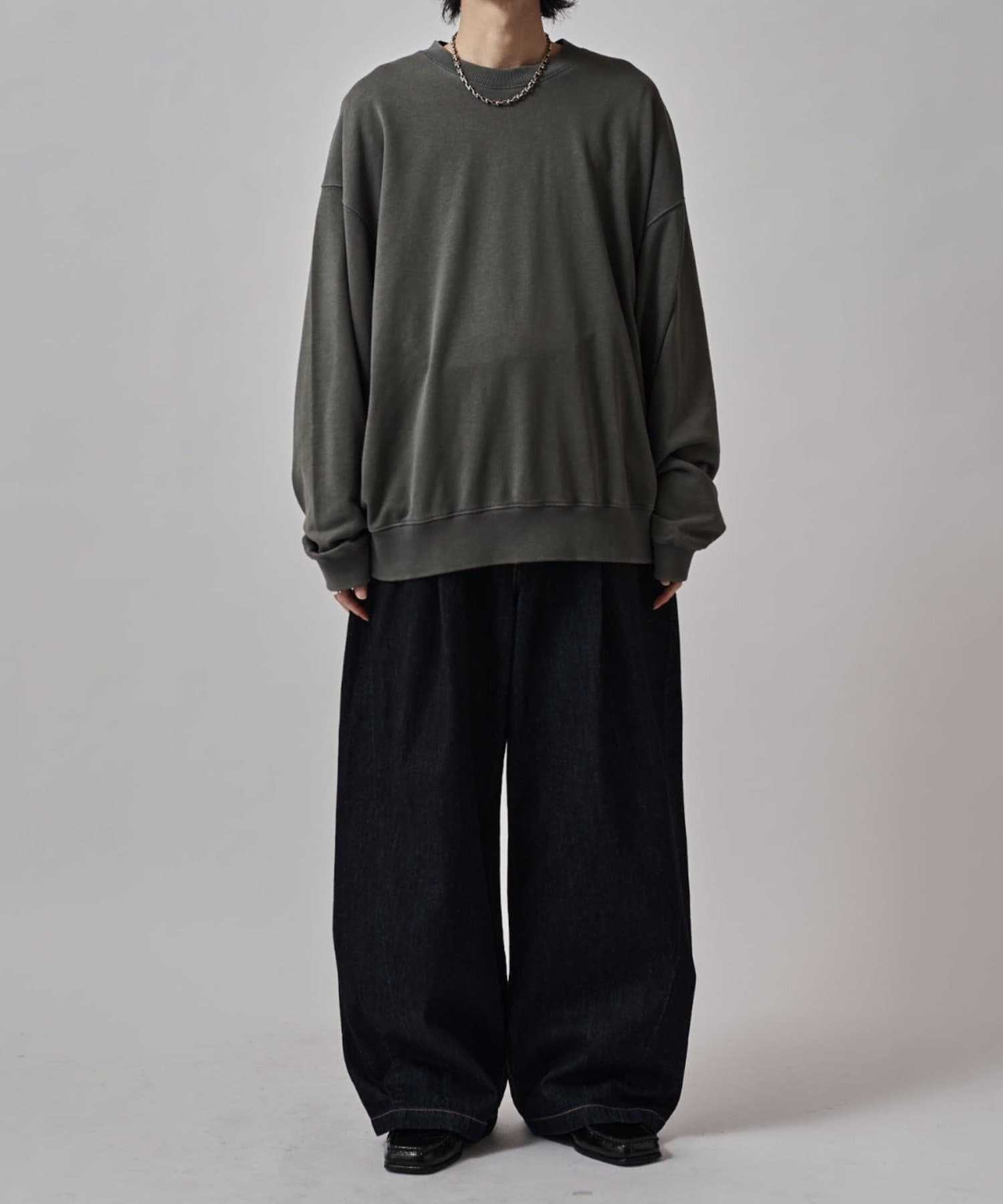 Lui's(ルイス) <Lui's ONE>スノーウォッシュクルーネックスウェットプルオーバー