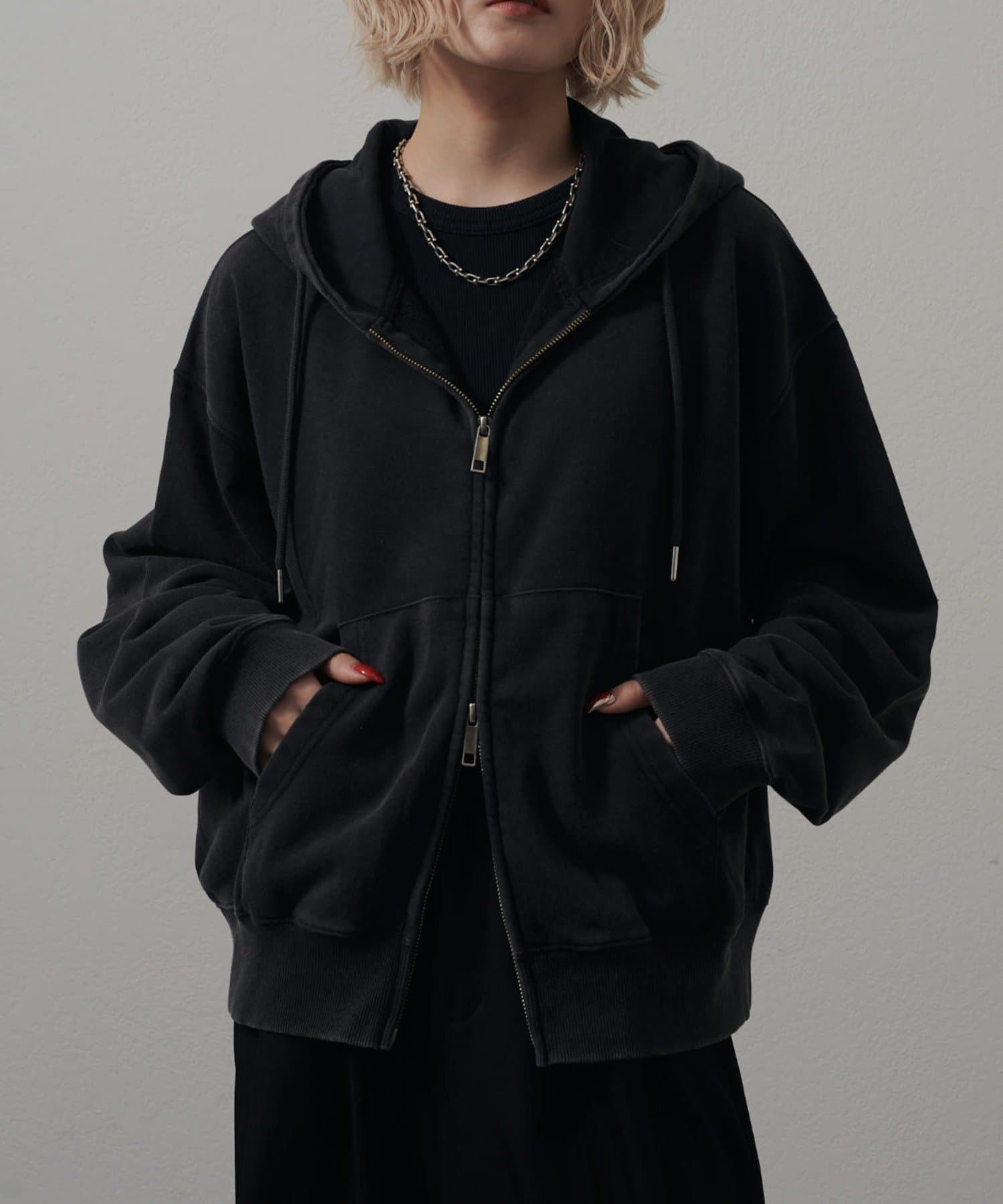 Lui's(ルイス) <Lui's ONE>スノーウォッシュスウェットジップパーカー