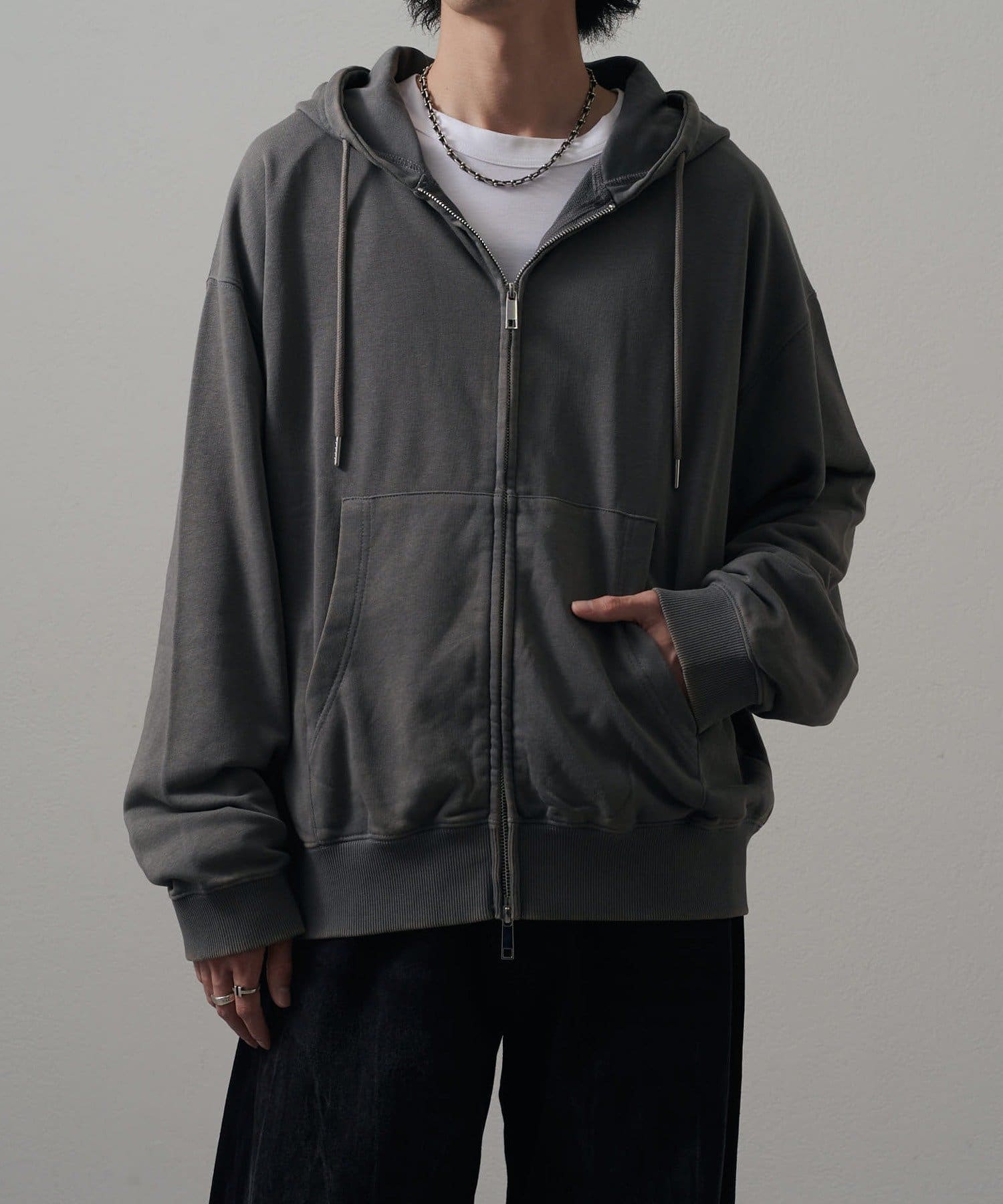 Lui's(ルイス) <Lui's ONE>スノーウォッシュスウェットジップパーカー