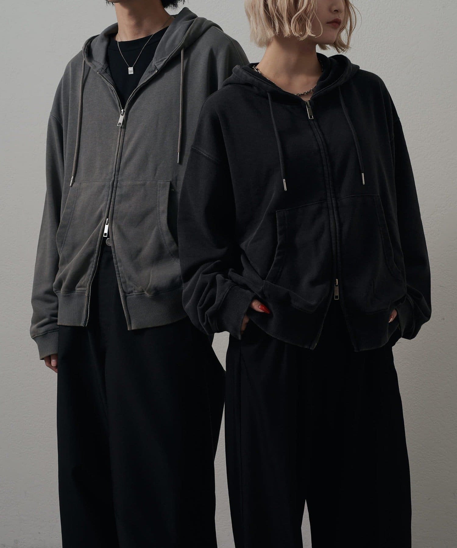 Lui's(ルイス) <Lui's ONE>スノーウォッシュスウェットダブルZIPパーカー