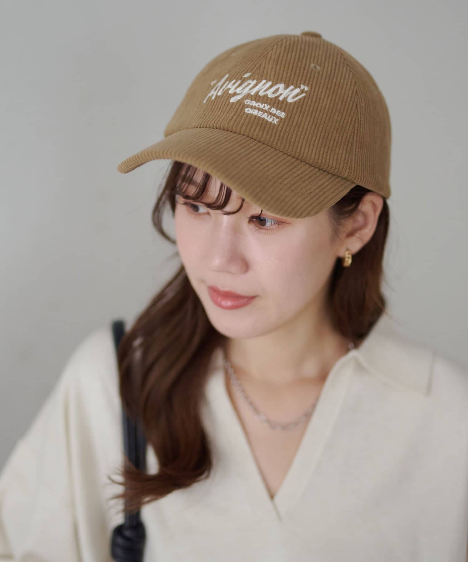 DISCOAT(ディスコート) 【ユニセックス】コーデュロイスーベニアキャップ