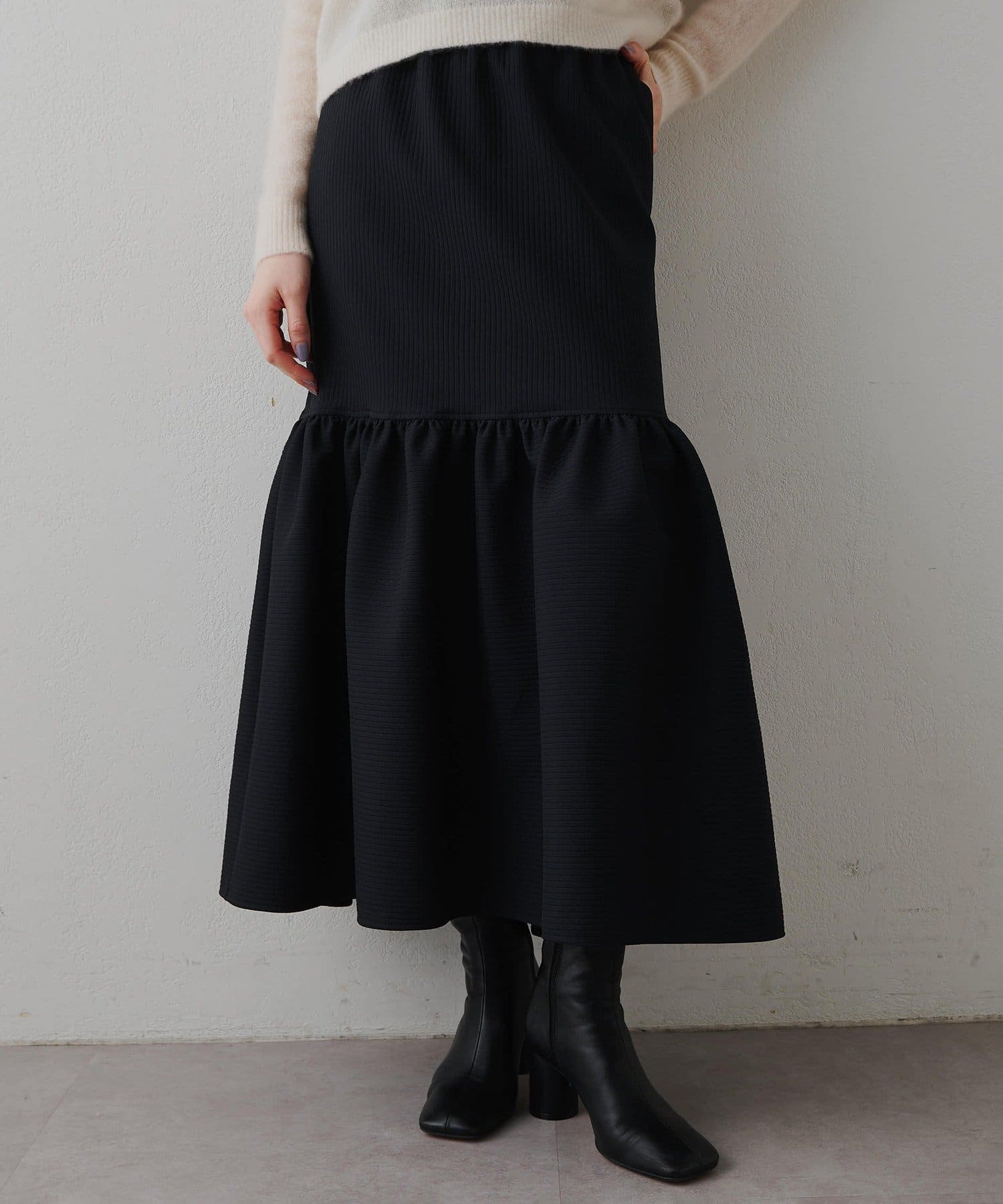 Drawing Numbers(ドローイングナンバーズ) ドビーストライプスカート