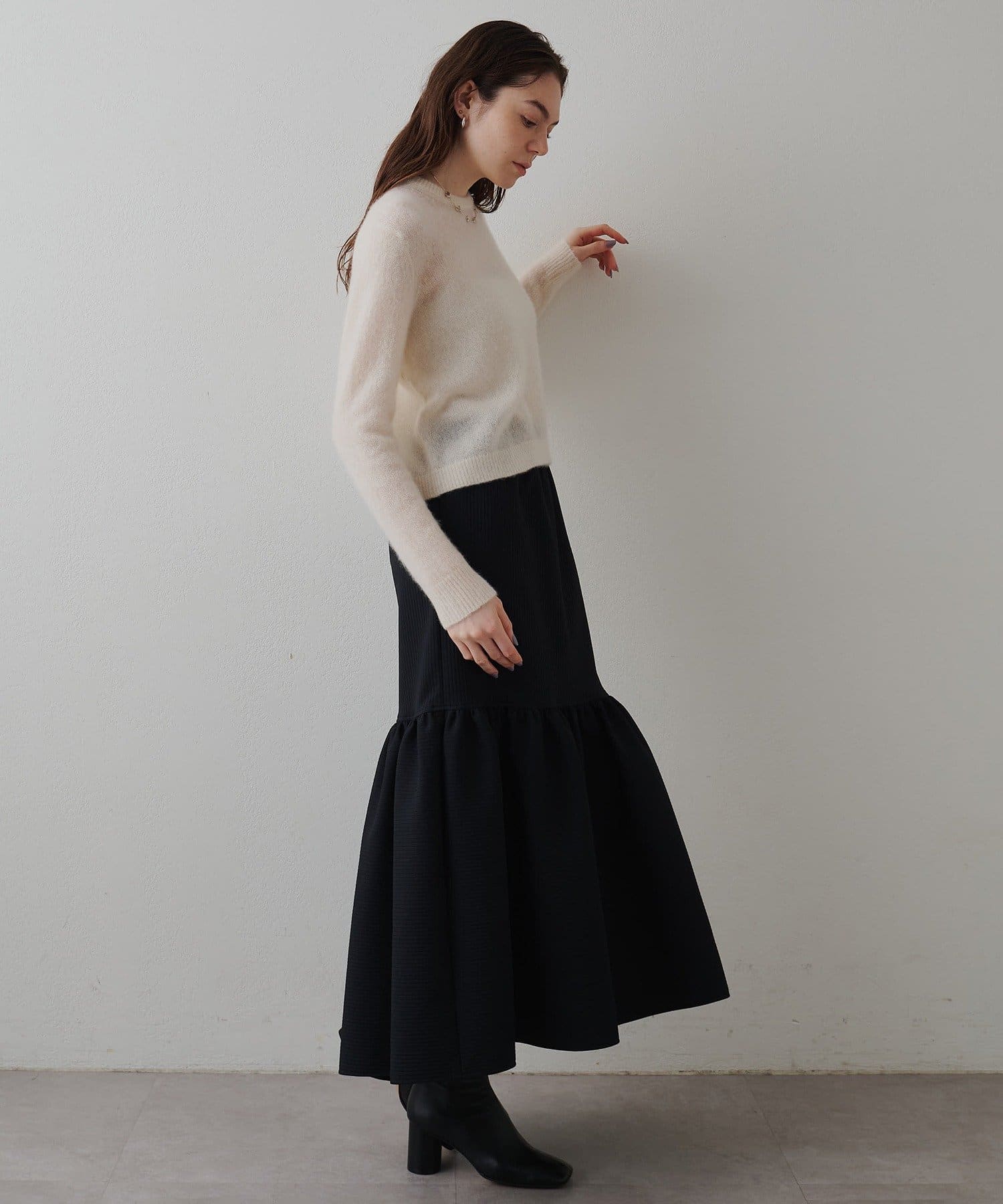 Drawing Numbers(ドローイングナンバーズ) ドビーストライプスカート