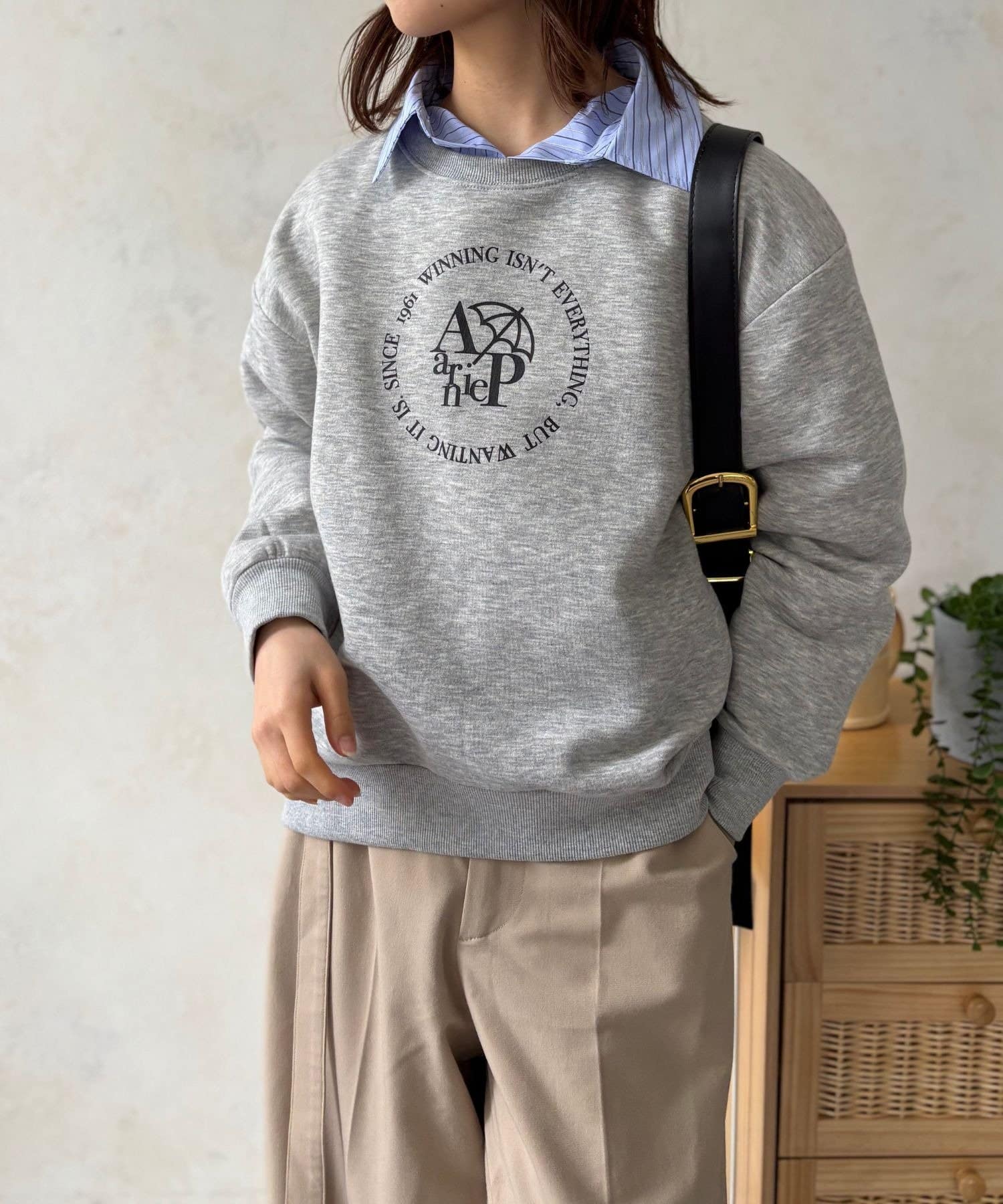 LOCUST(ローカスト) 【ARNOLD PALMER】裏起毛プリントトレーナー