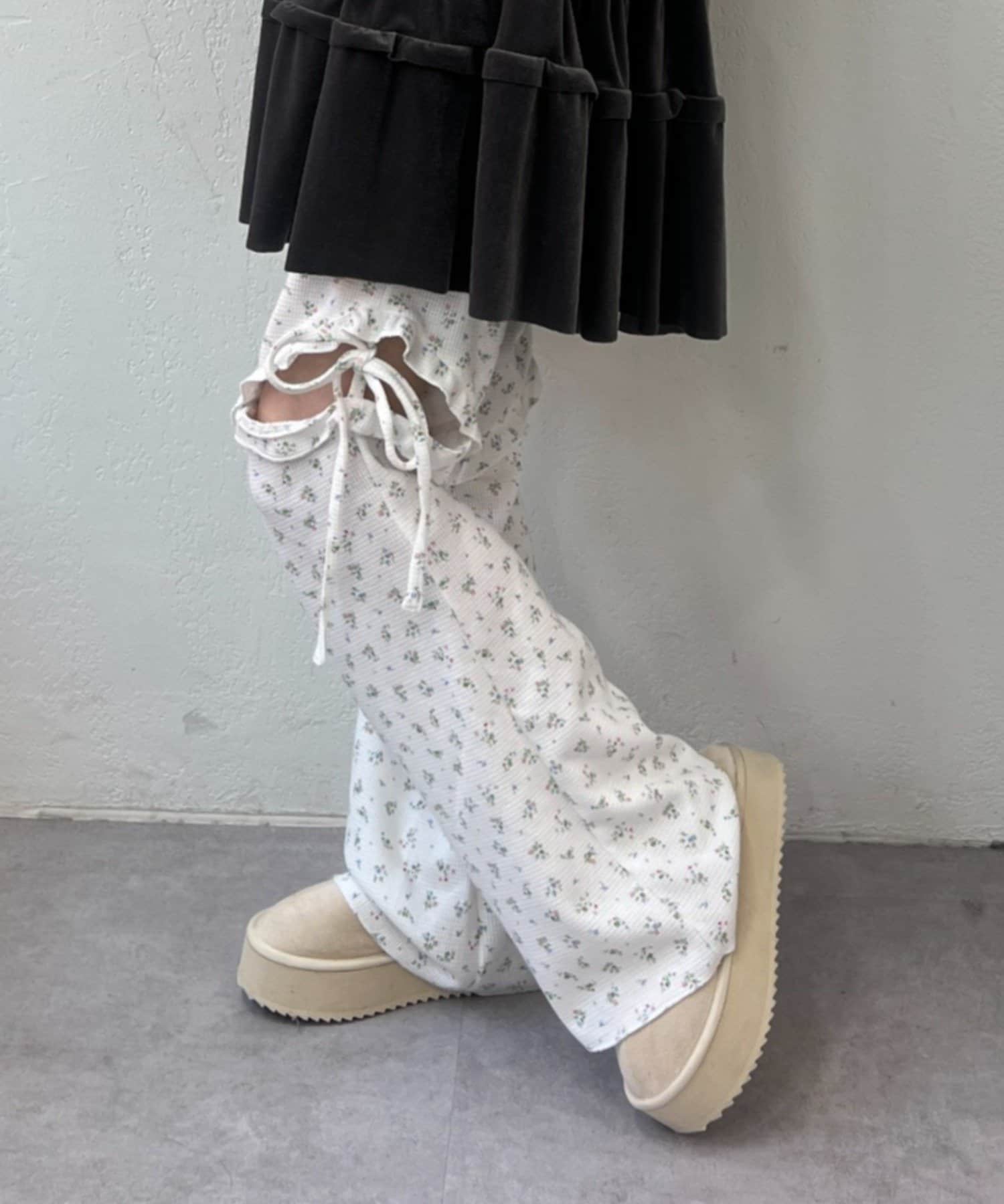 2サイズ展開】リボンフリルパンツ | w closet(ダブル