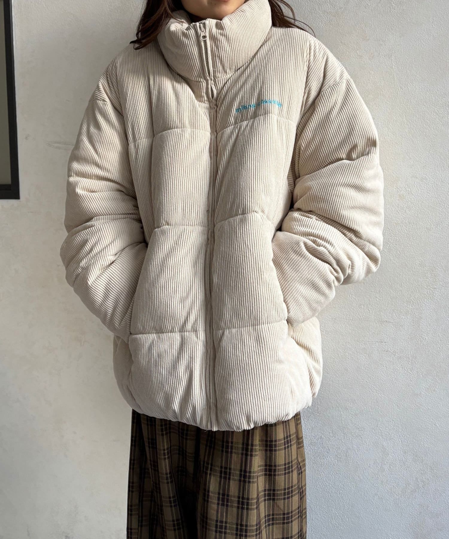 LOCUST(ローカスト) 【ユニセックス】コーデュロイ中綿ダウン