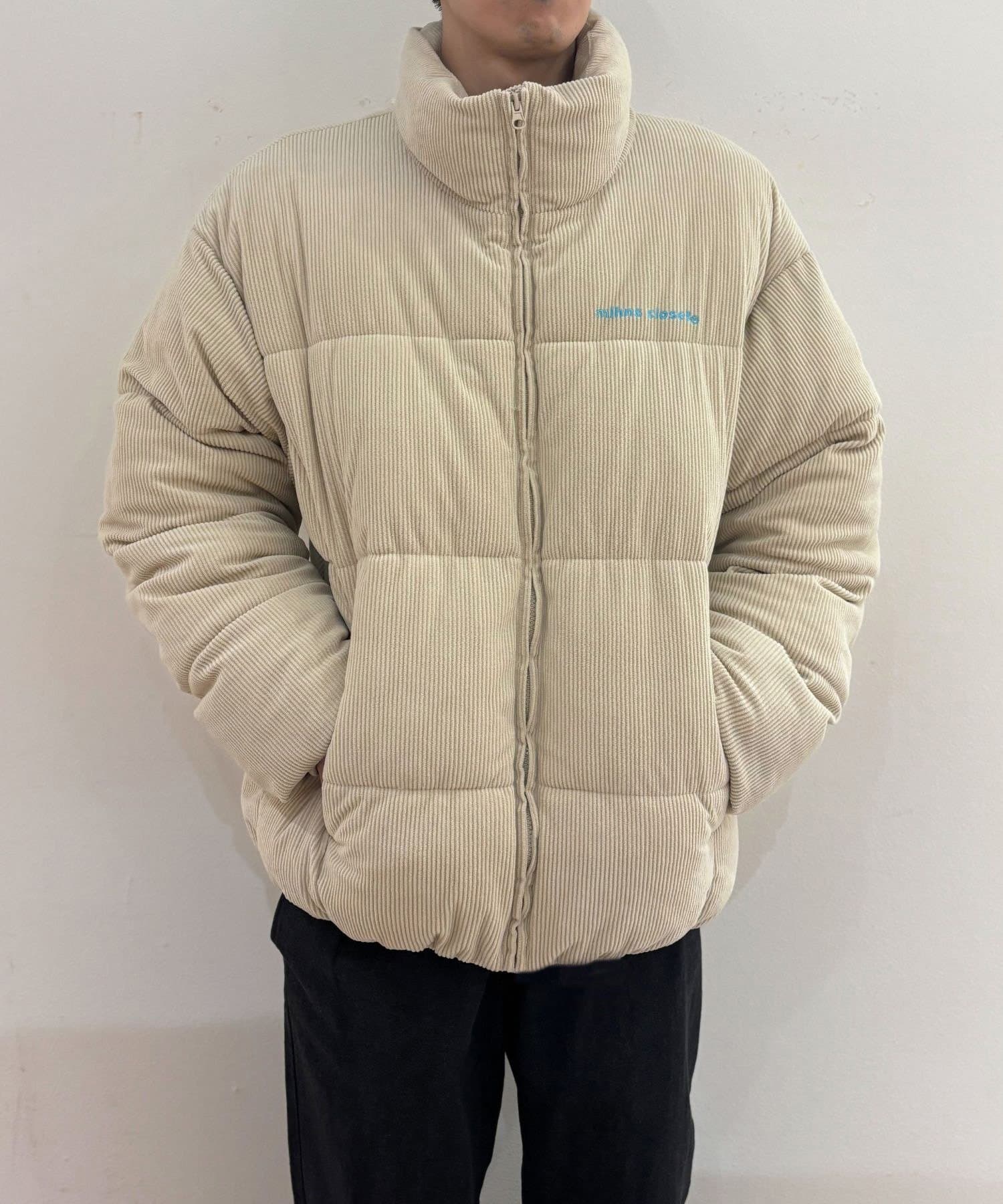 LOCUST(ローカスト) 【ユニセックス】コーデュロイ中綿ダウン