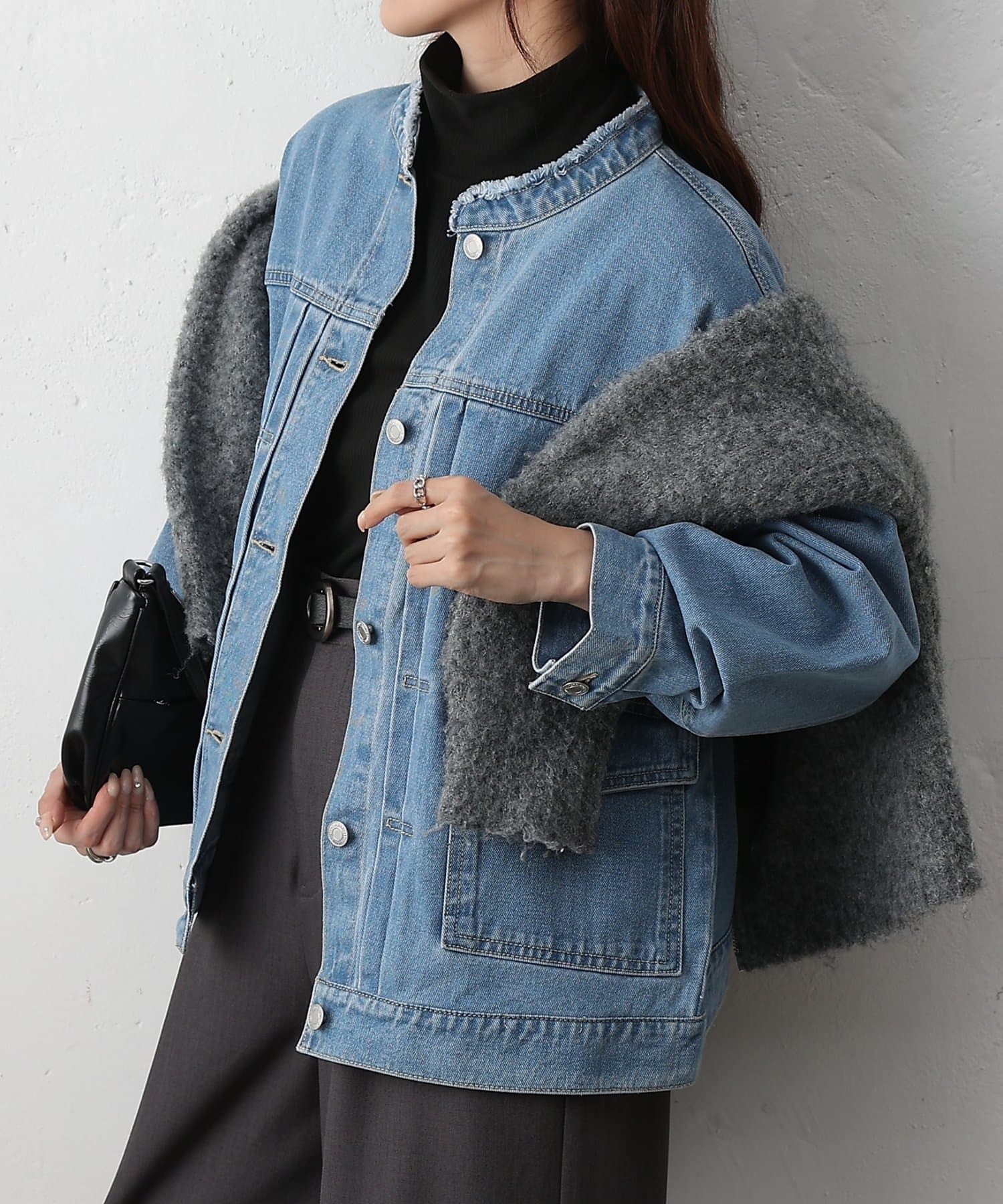 COLONY 2139(コロニー トゥーワンスリーナイン) 12.5OZノーカラーデニムジャケット