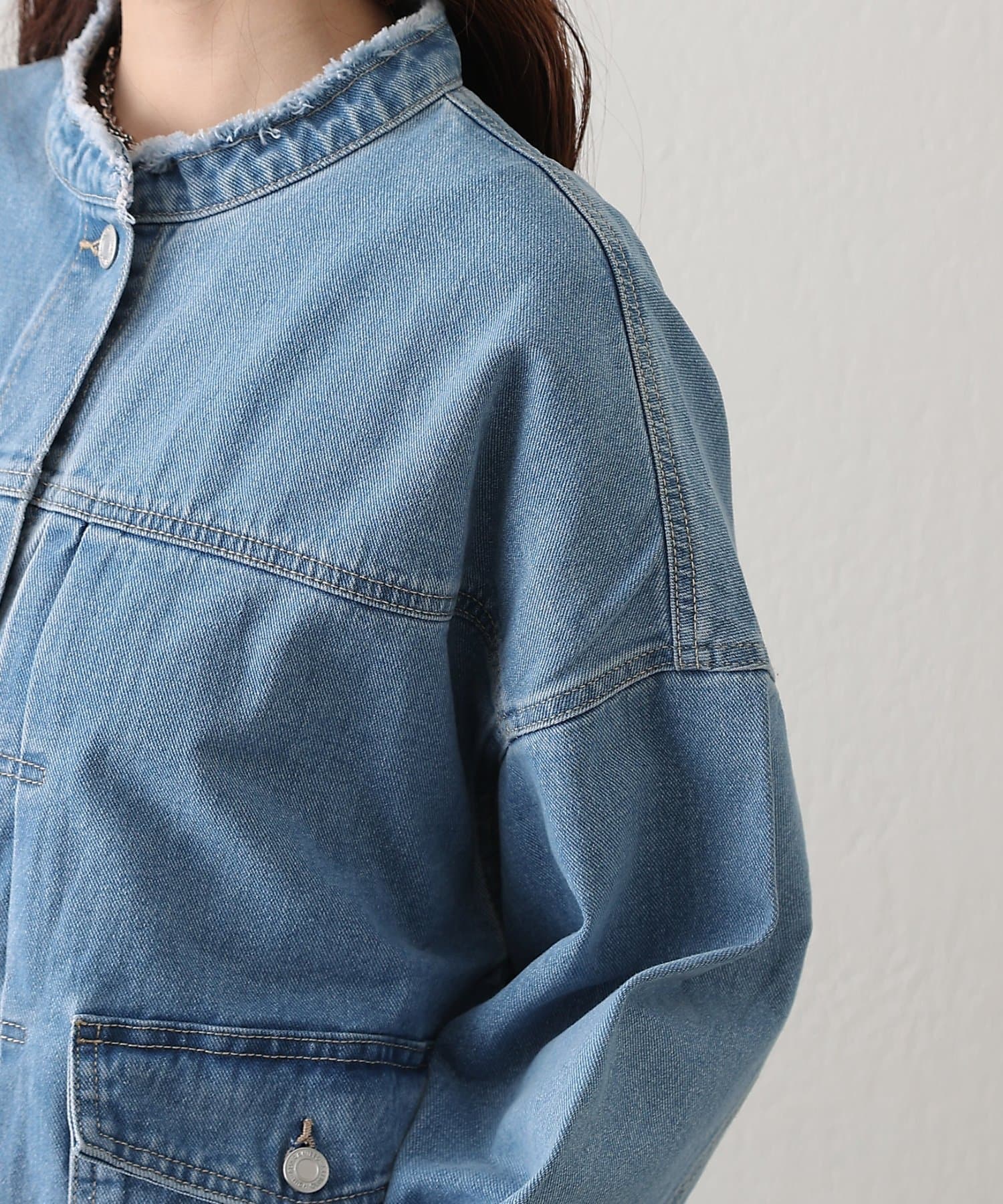 COLONY 2139(コロニー トゥーワンスリーナイン) 12.5OZノーカラーデニムジャケット