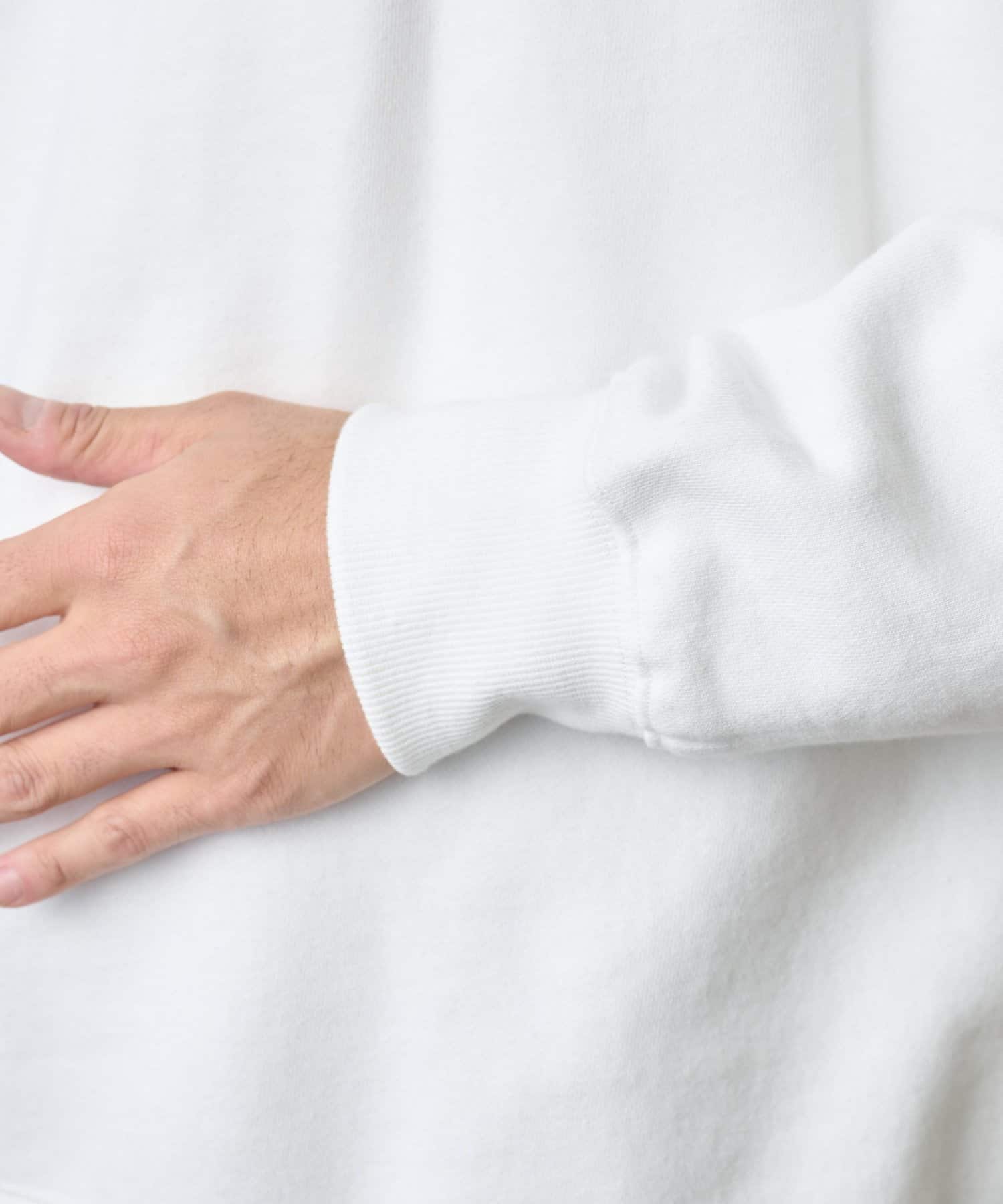 COLONY 2139(コロニー トゥーワンスリーナイン) バーコード刺繍スウェットクルーネック