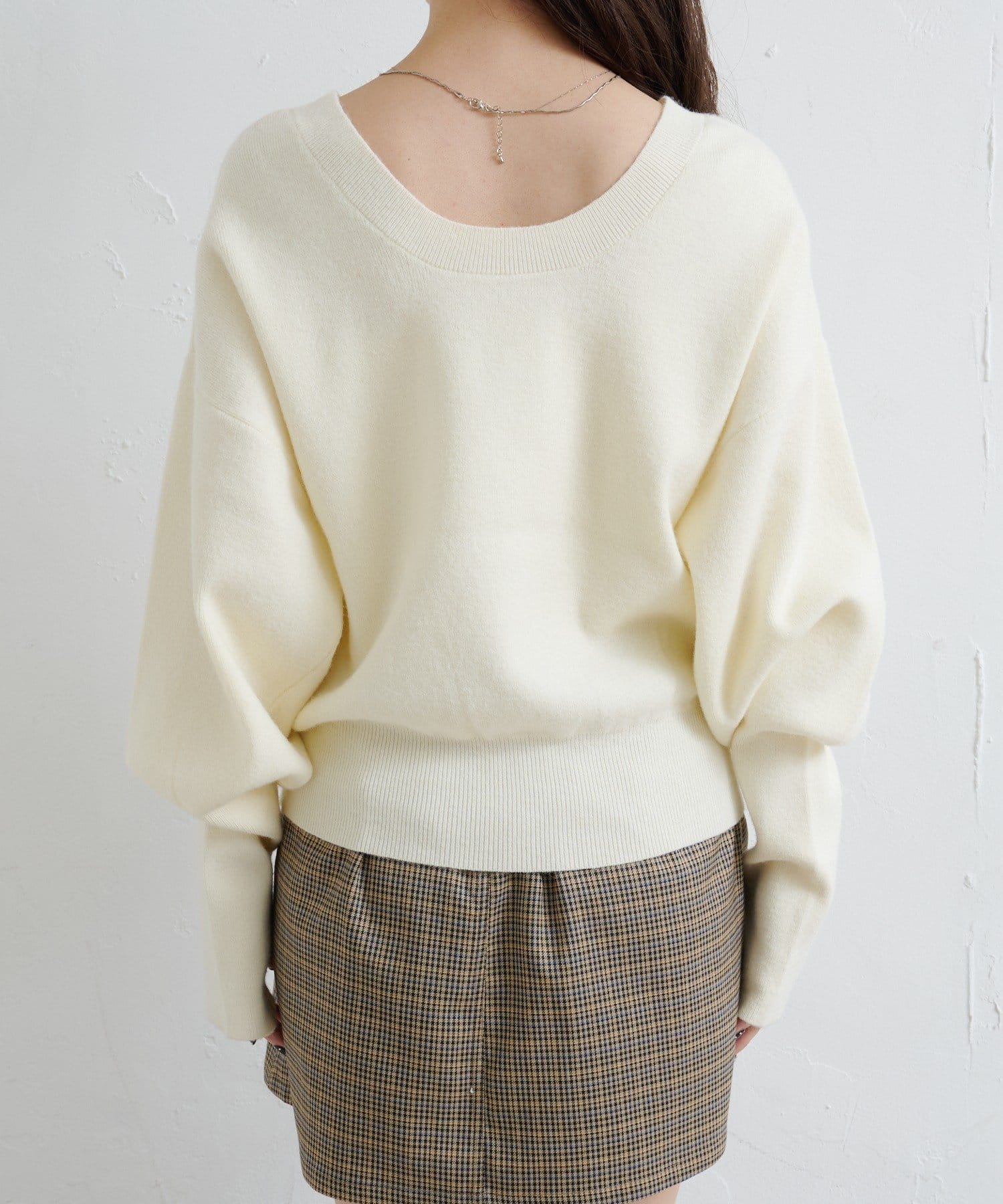 Kastane(カスタネ) 【4色展開/2WAY】メランジロングリブニット