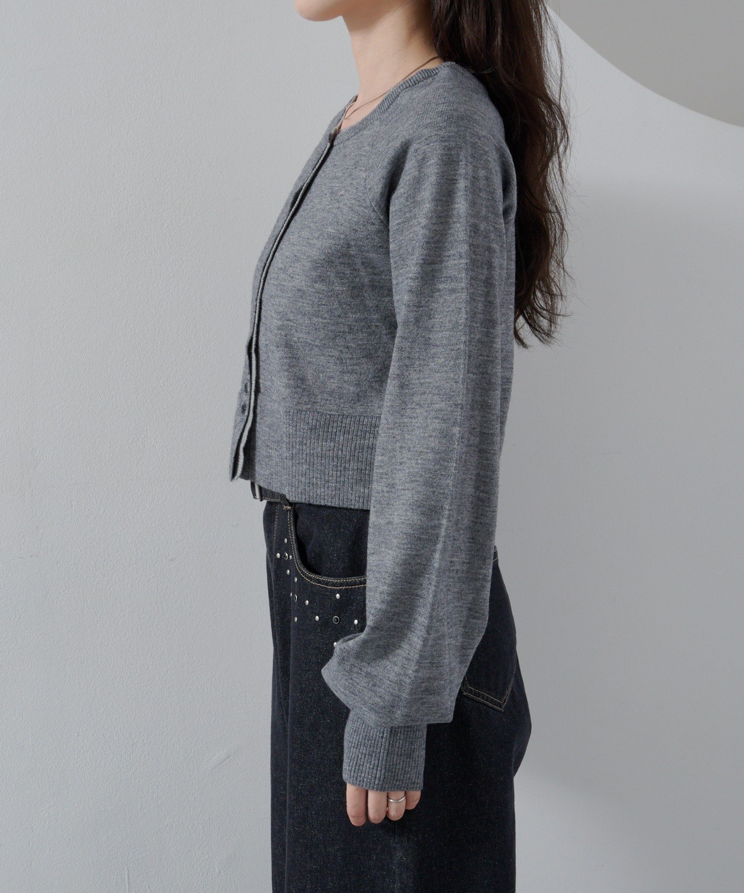 Kastane(カスタネ) 【STAFF SAWAMOTO/Select BAG対象/3日間限定/12.19(金)12:00～12.21(日)23:59】レイヤード配色カーディガン