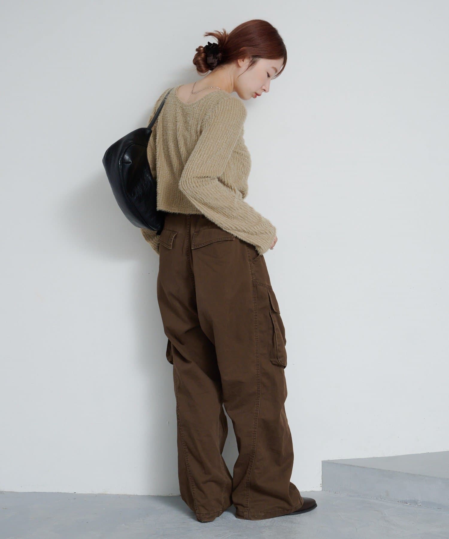 Kastane(カスタネ) シャギーツイストプルオーバー