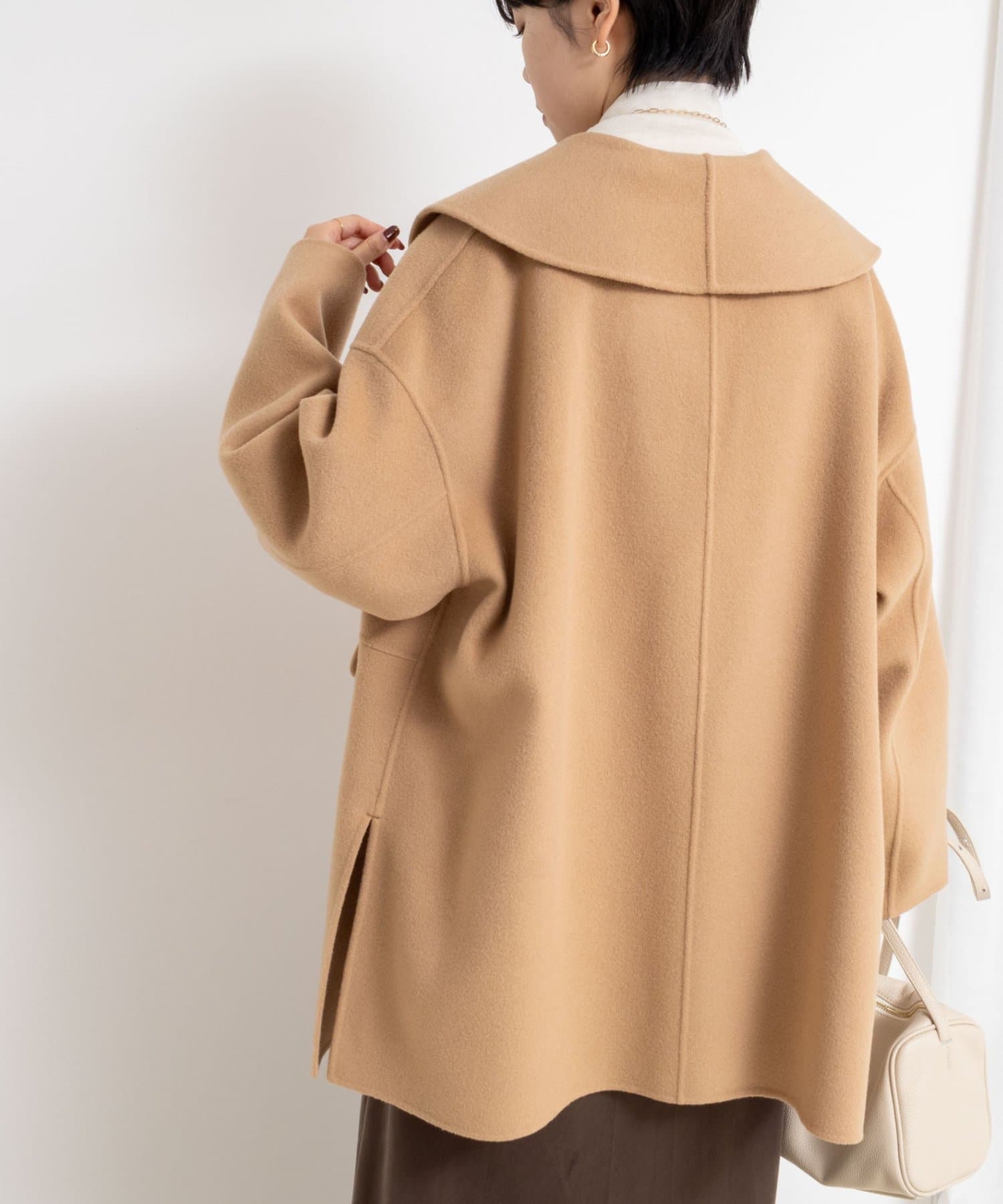 NOLLEY'S(ノーリーズ) SUPER140リバーショールコート