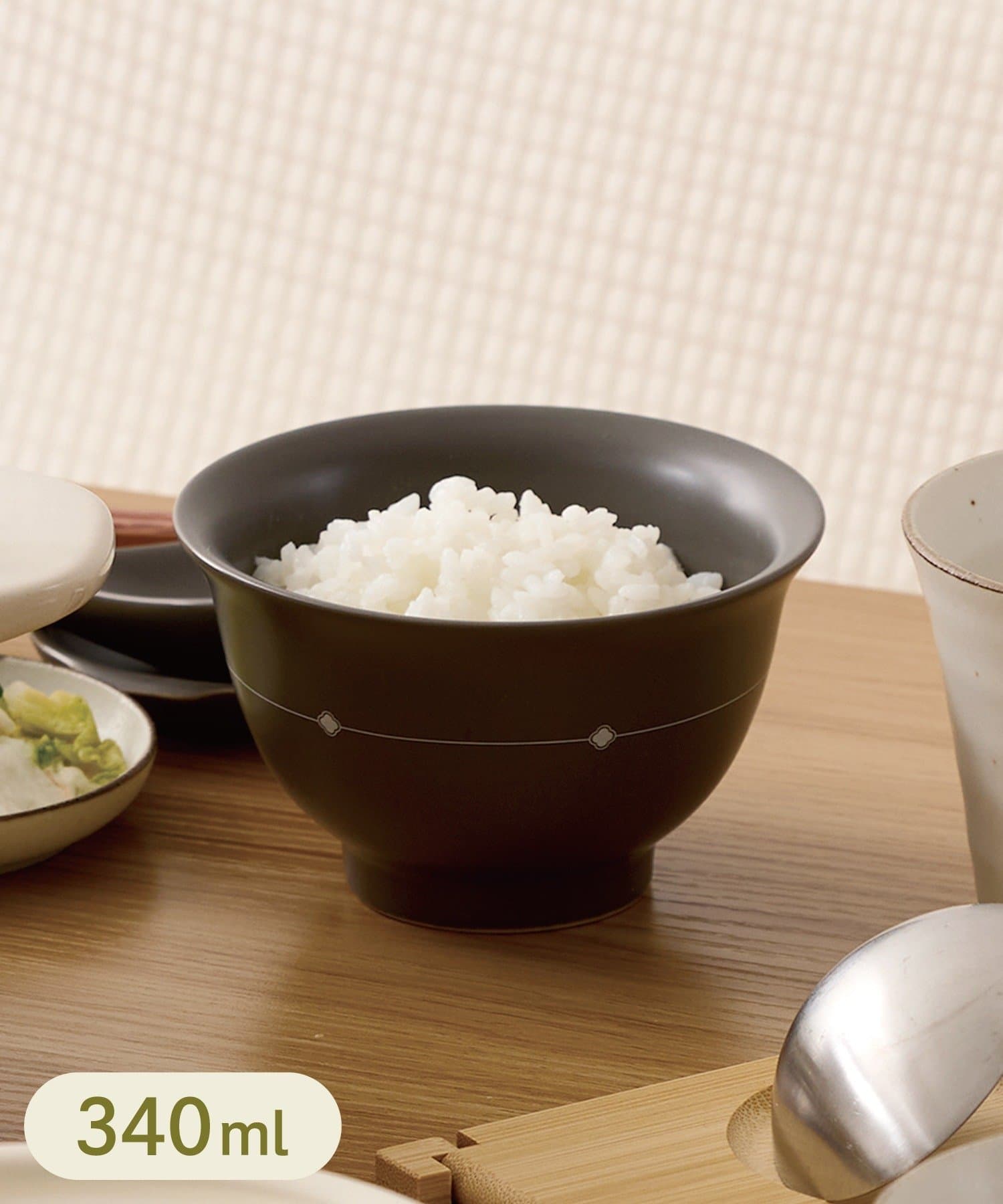 3COINS(スリーコインズ) 茶碗：340ml／KITINTO