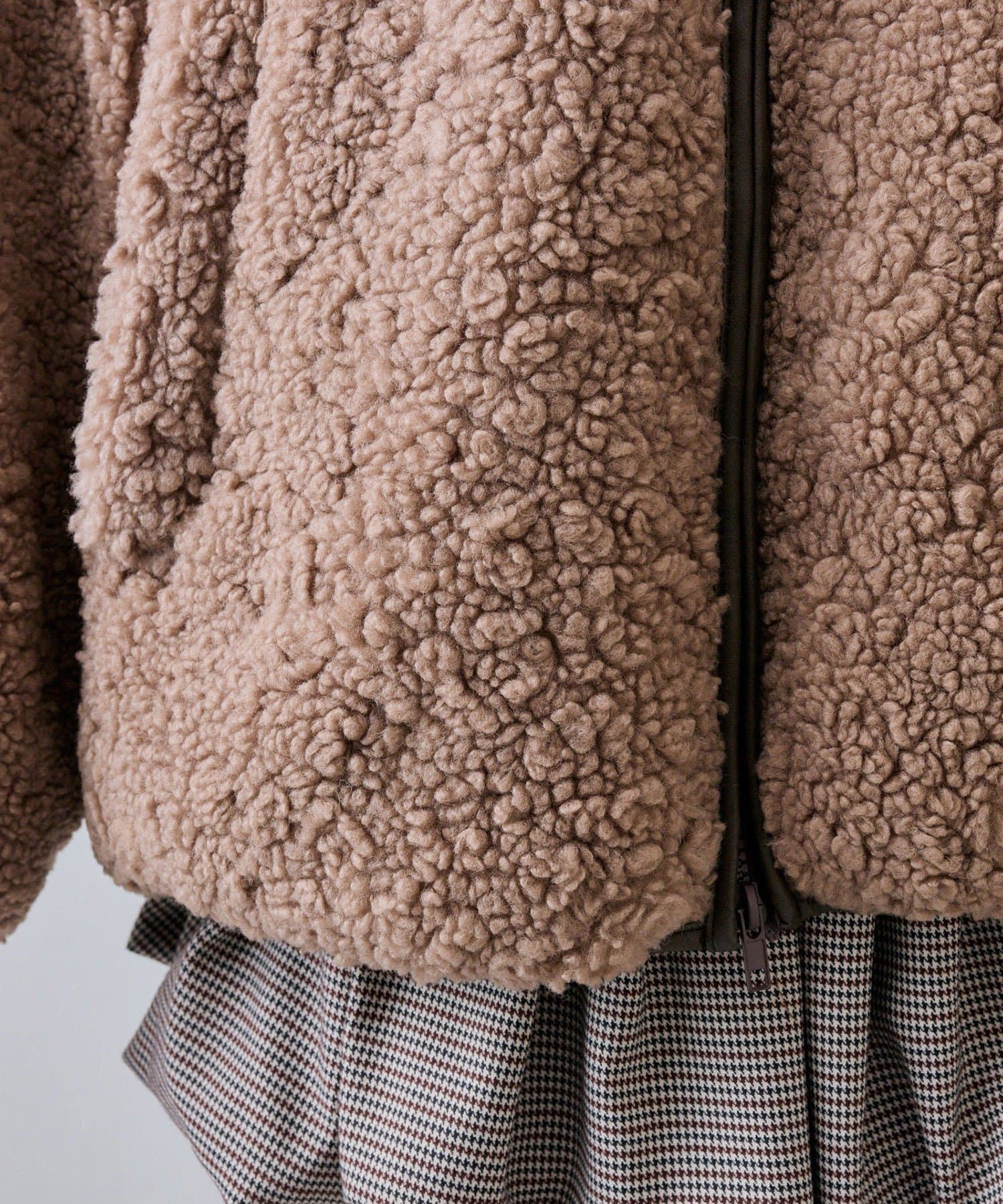 OLIVE des OLIVE(オリーブ デ オリーブ) パイピングボアブルゾン