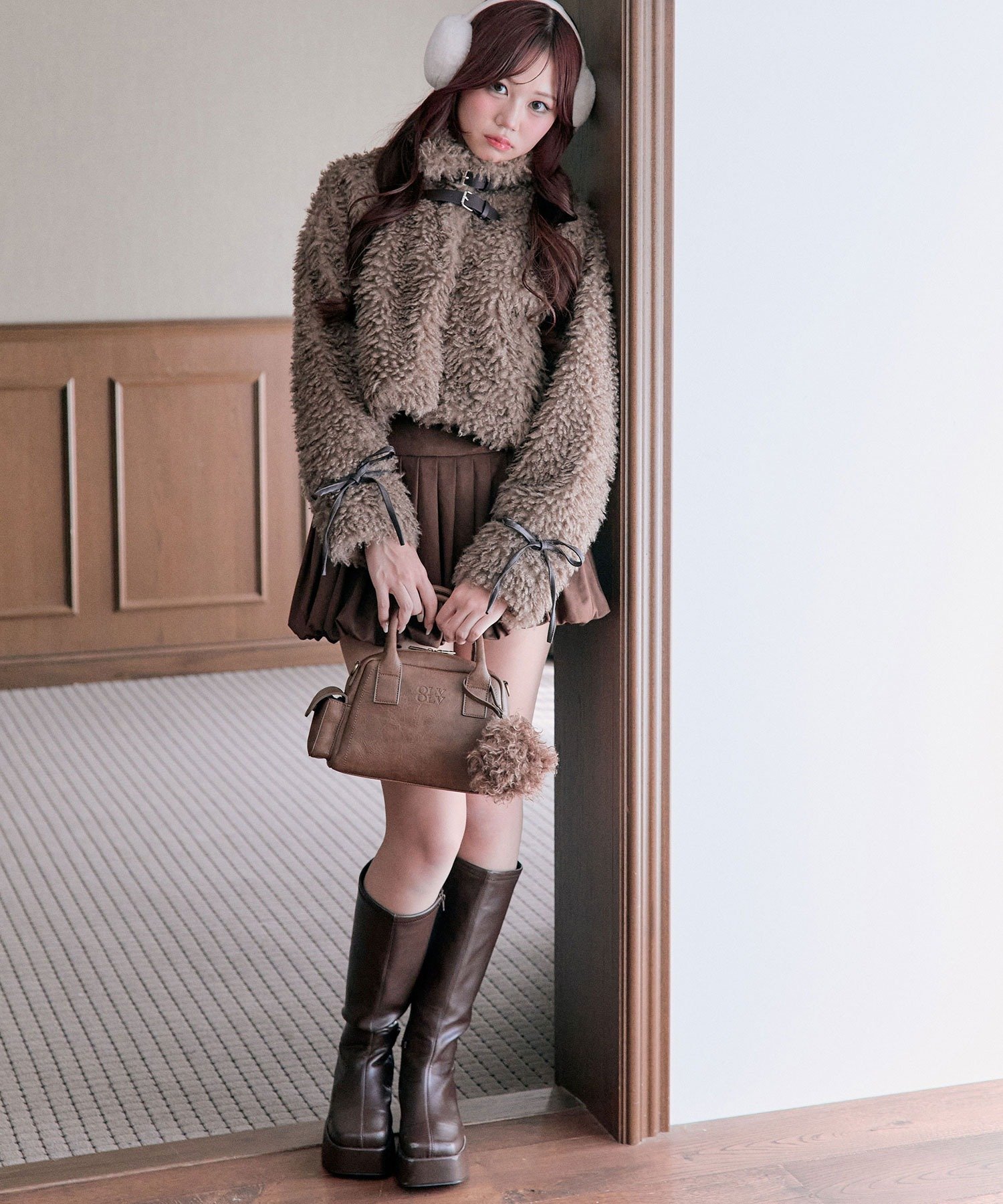 OLIVE des OLIVE(オリーブ デ オリーブ) プードルファーブルゾン