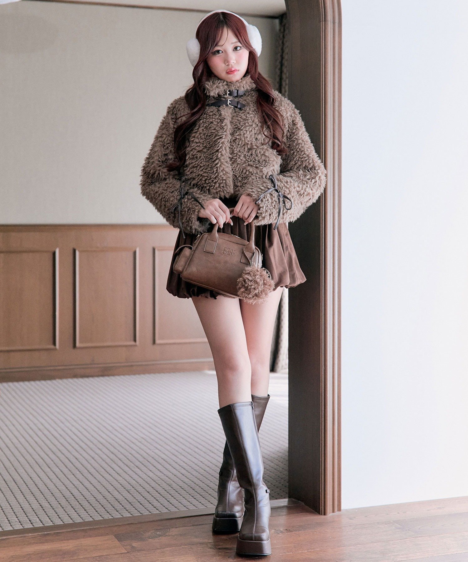 OLIVE des OLIVE(オリーブ デ オリーブ) プードルファーブルゾン