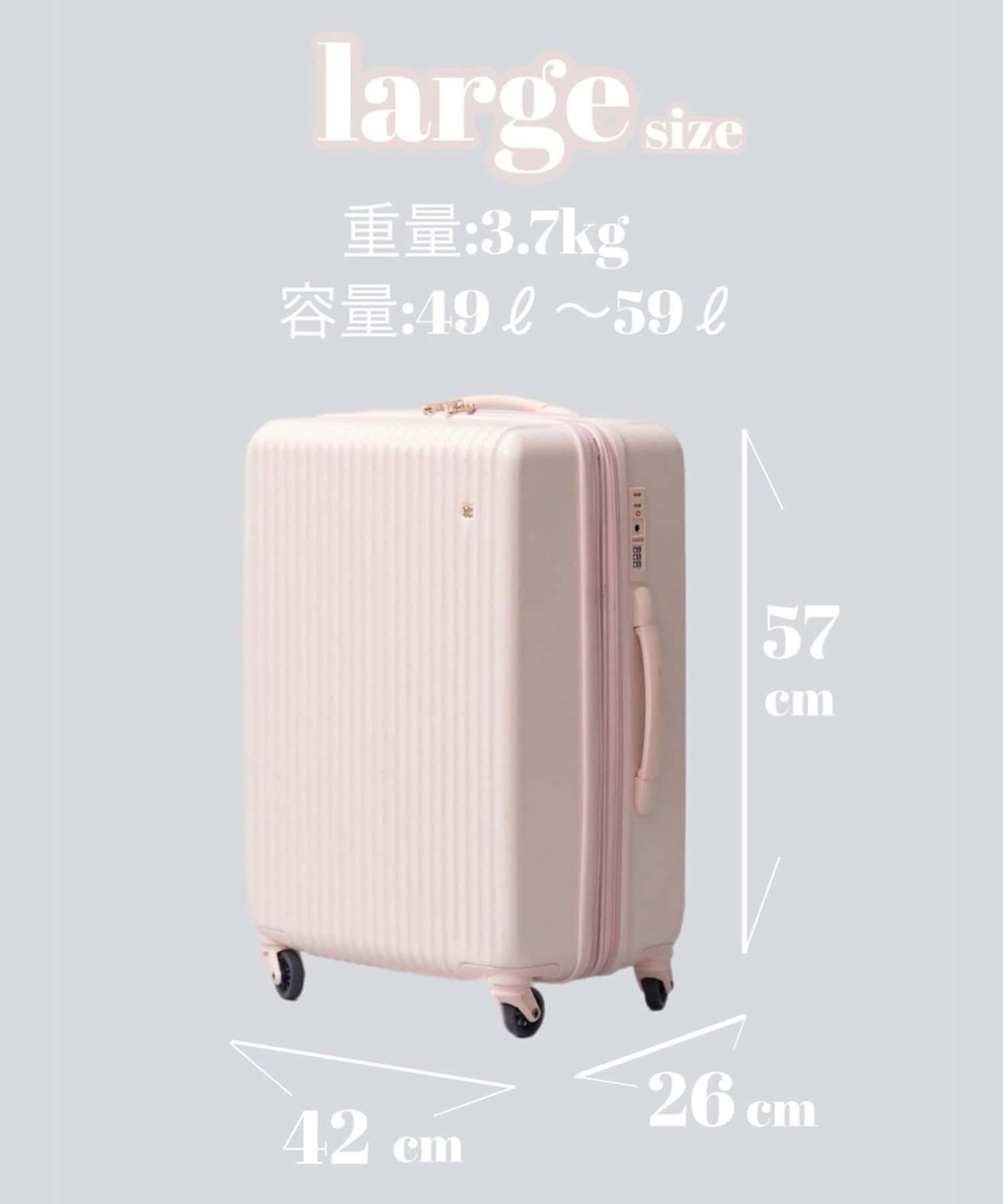 one after another NICE CLAUP(ワンアフターアナザー ナイスクラップ) NICE CLAUPスーツケース(大) （縦64cm3～4泊サイズ）