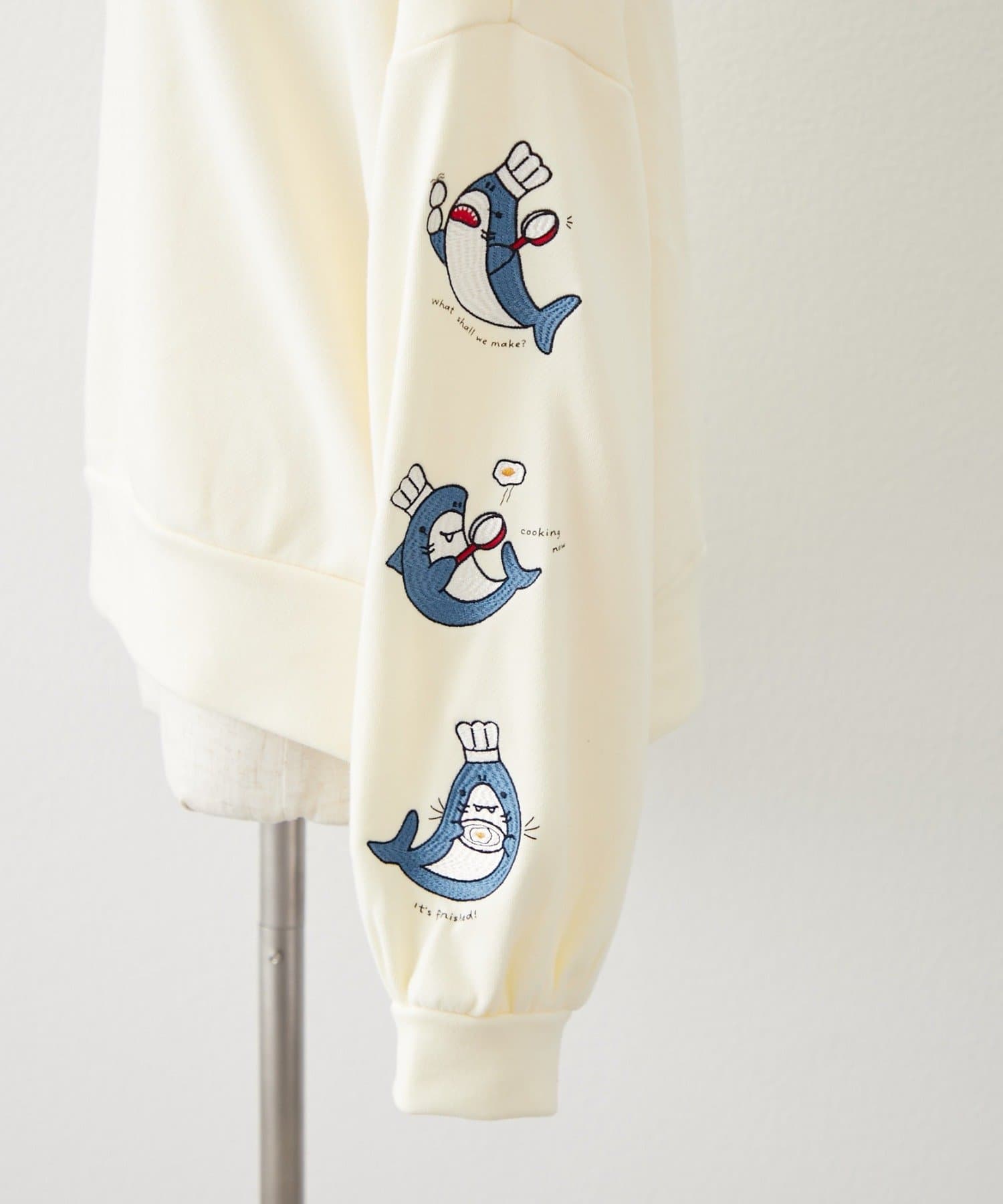 NICE CLAUP / OLIVE des OLIVE OUTLET(ナイスクラップ  / オリーブ デ オリーブ アウトレット) ゆるキャラシリーズ【RMAF】袖キャラシリーズスウェット