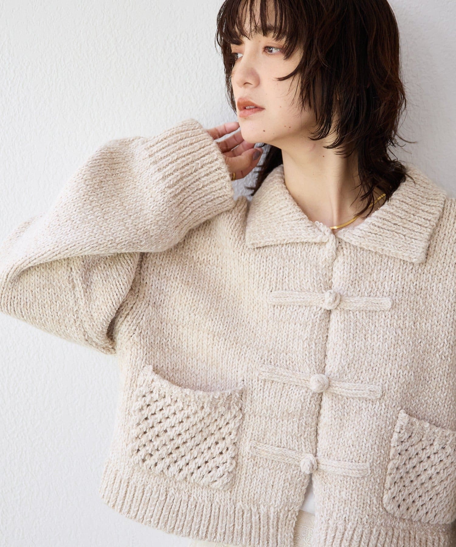 RIVE DROITE(リヴドロワ) 予約【à Nice （ア ・ニース）】ニットジャケット