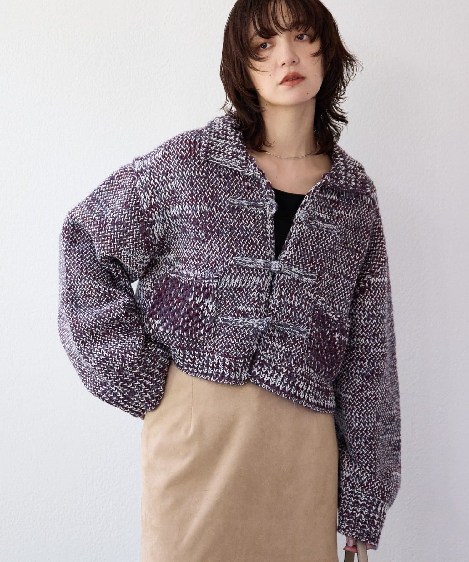 RIVE DROITE(リヴドロワ) 予約【à Nice （ア ・ニース）】ニットジャケット